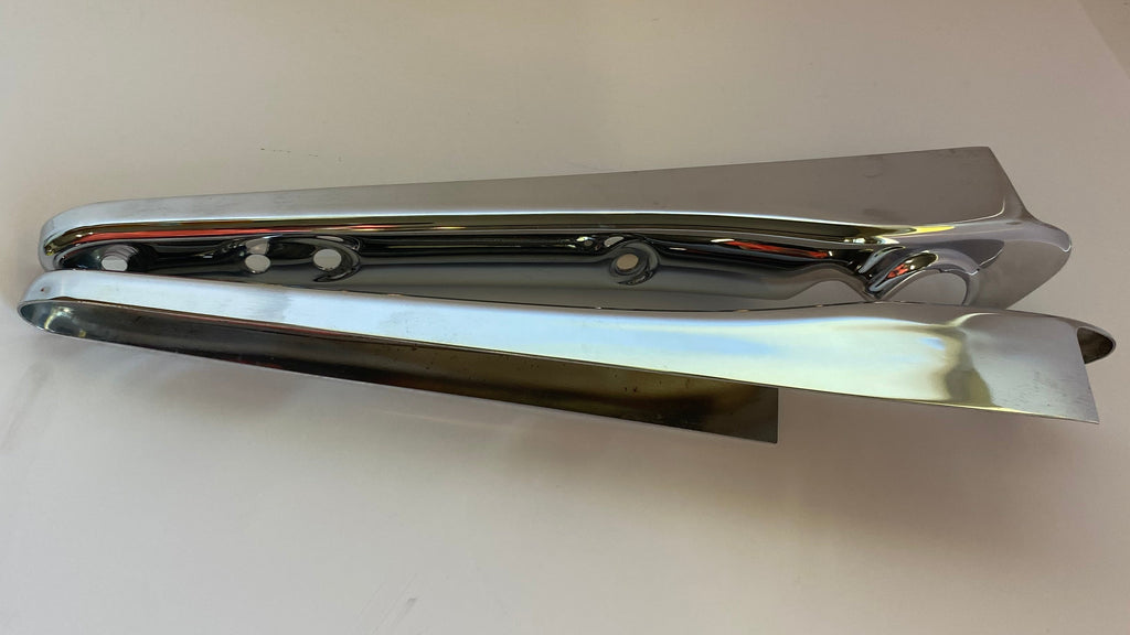 Jeu de sabres chromés Sportster Harley Davidson REF OEM 59902-04 & 59903-04