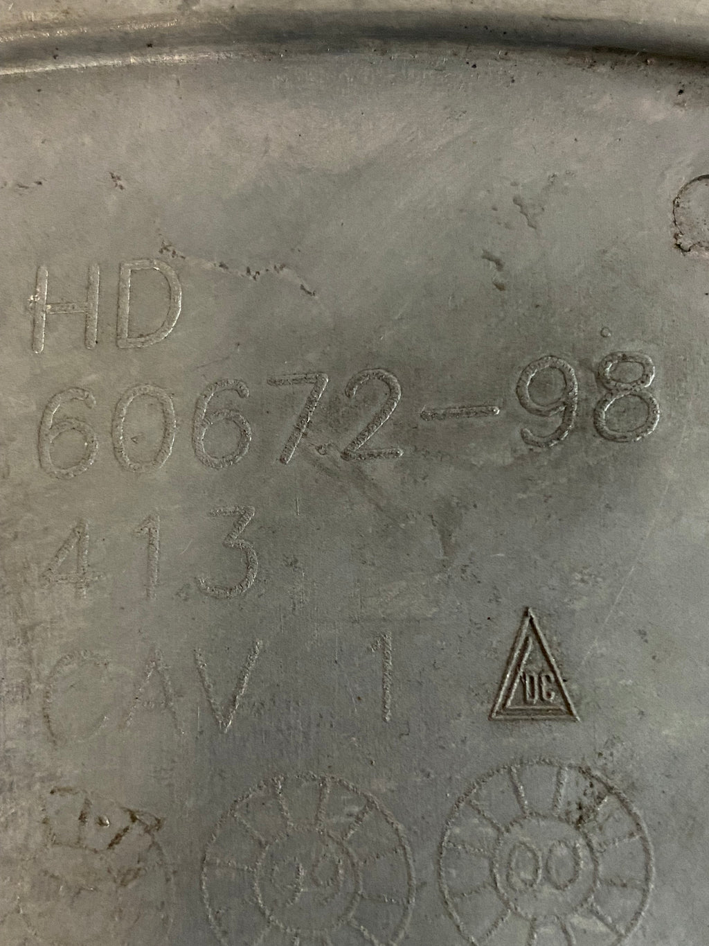 Harley Davidson Touring Primary Transmission Inspection Hatch OEM REF: 60672-98