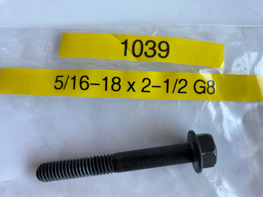 Vis axe culbuteur moteur 5/16-18 x 2-1/2 Harley Davidson REF OEM 1039