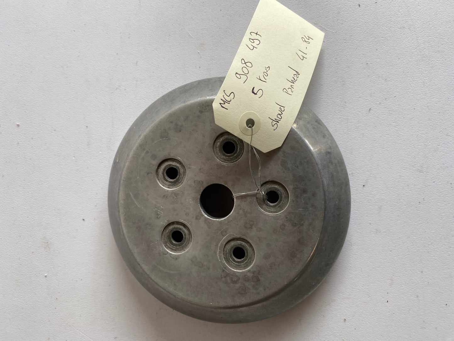 Cache embrayage alu 5 trous Harley Davidson REF MCS : 908497