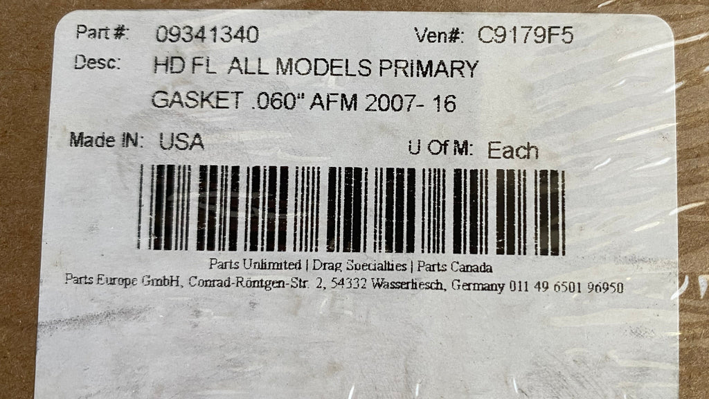 Joint carter primaire Cométic Touring Harley Davidson REF OEM 34901-07