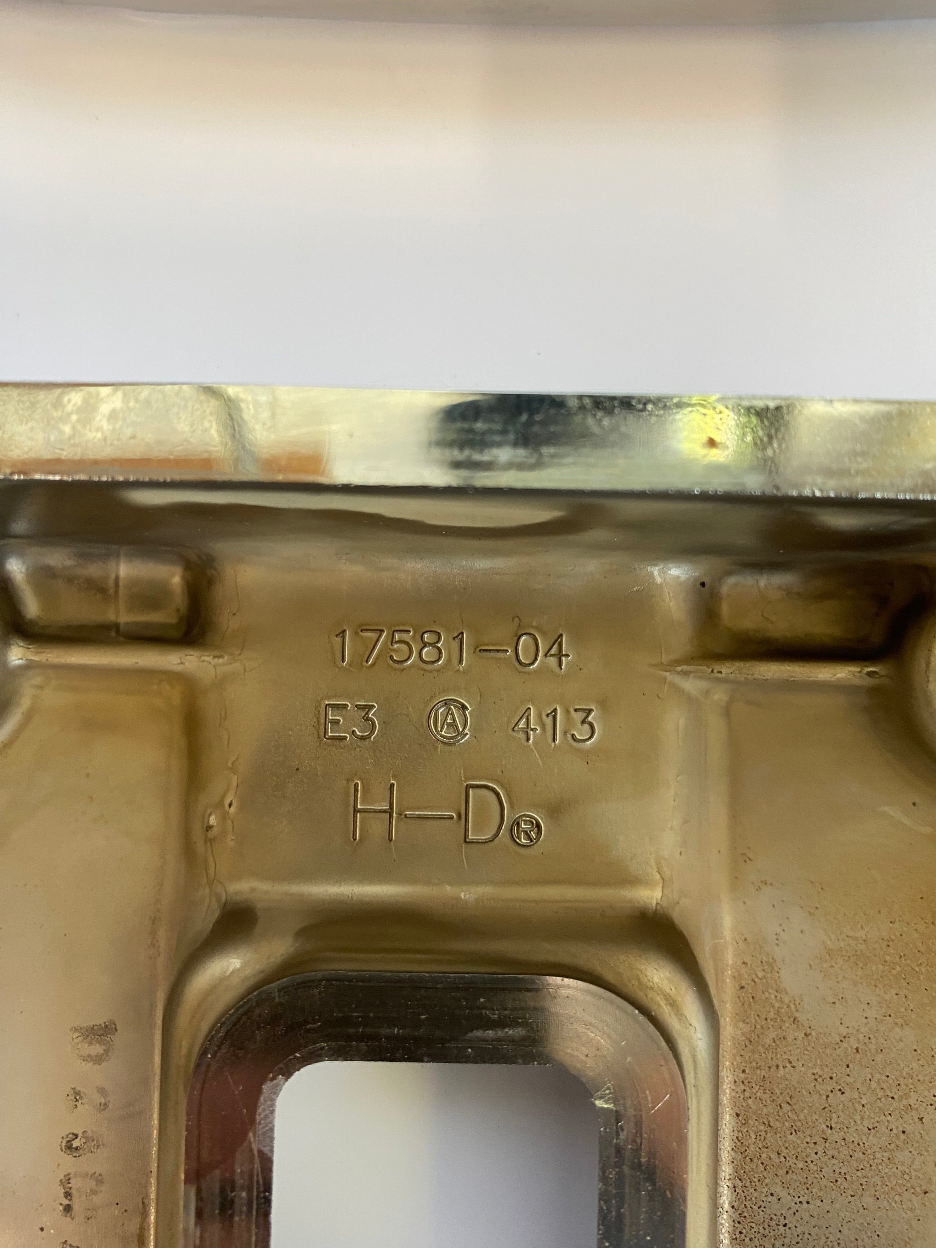 Jeu de caches culbuteurs chromés Sportster Harley Davidson REF OEM 17551-04 & 17537-96C