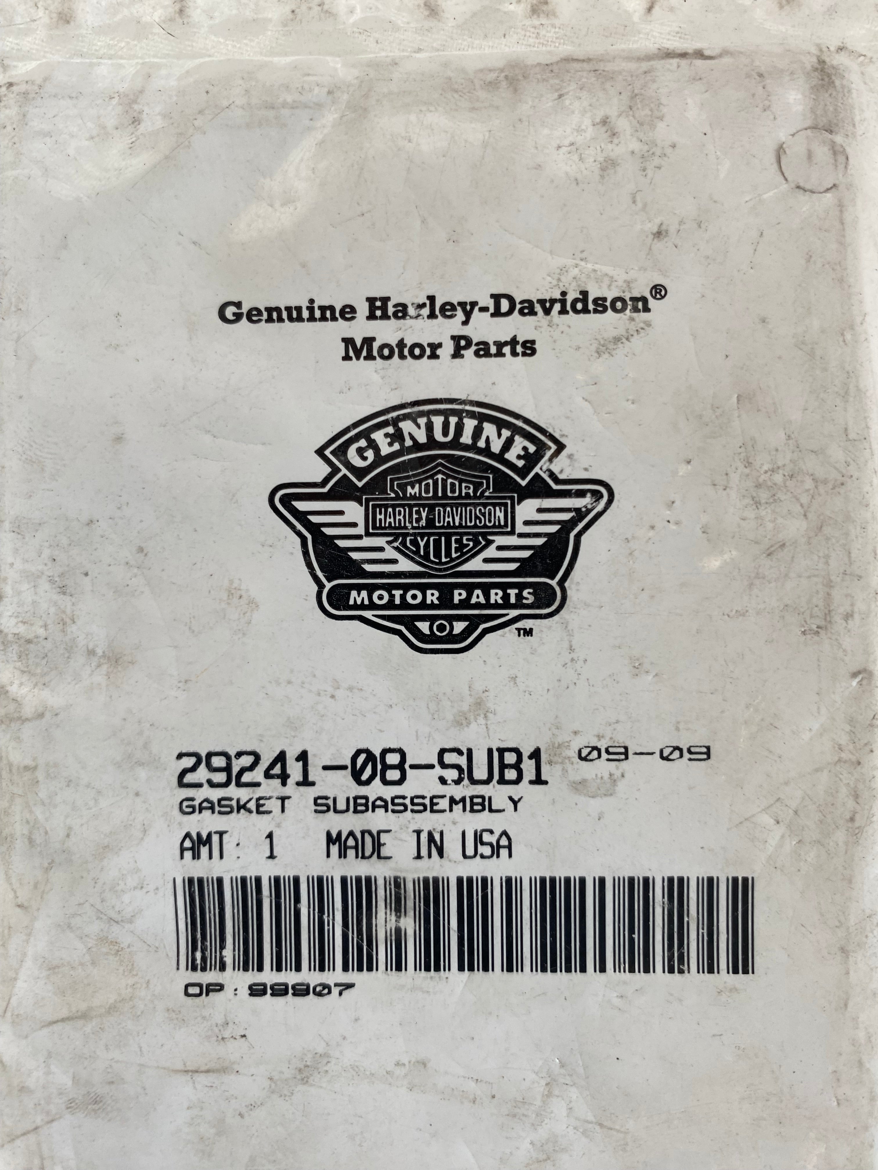 Joint entre filtre à air et corps d'injection Touring Harley Davidson REF OEM 29241-08
