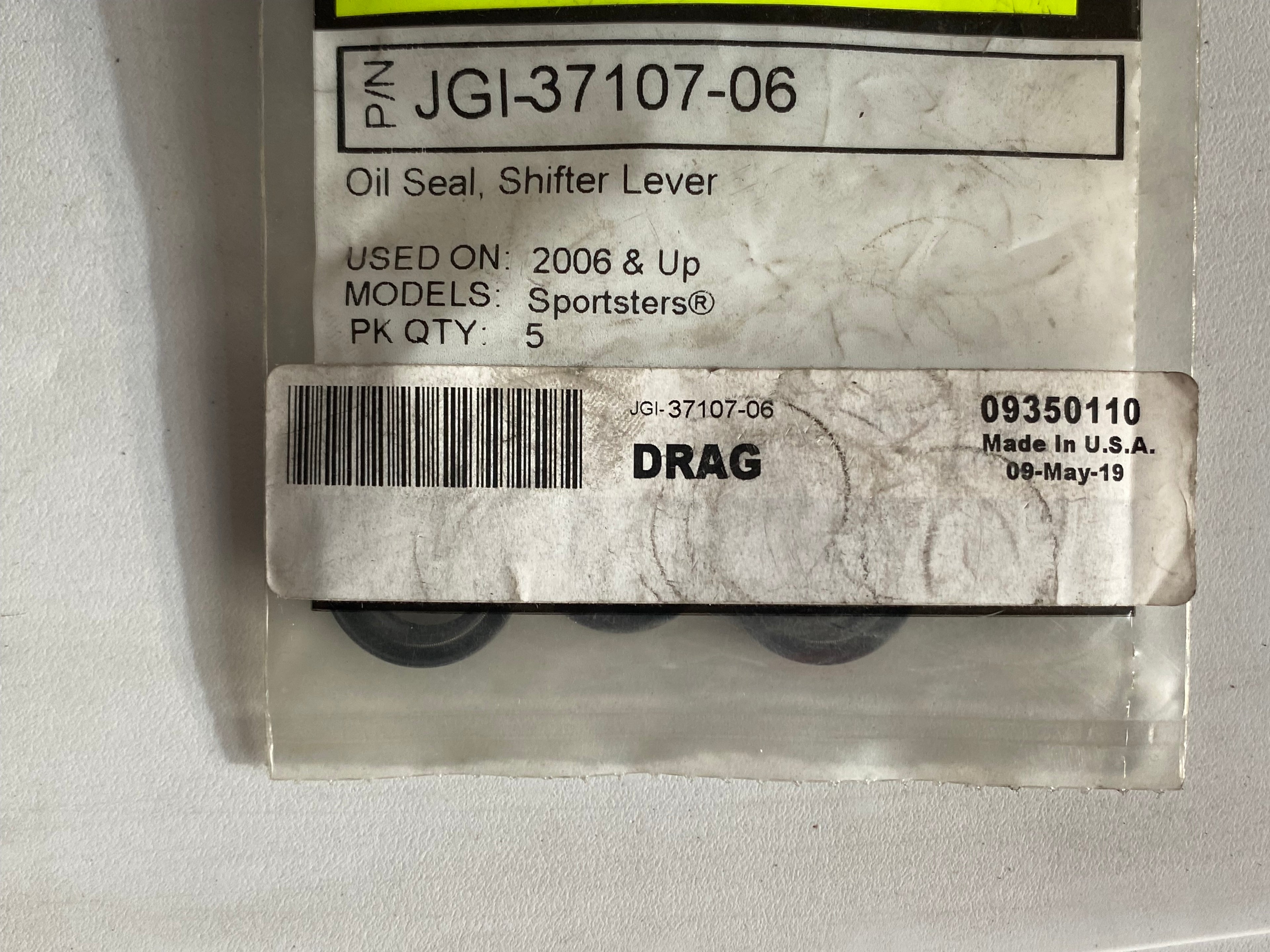 Joint axe sélecteur de vitesses Sportster Harley Davidson REF OEM 37107-06