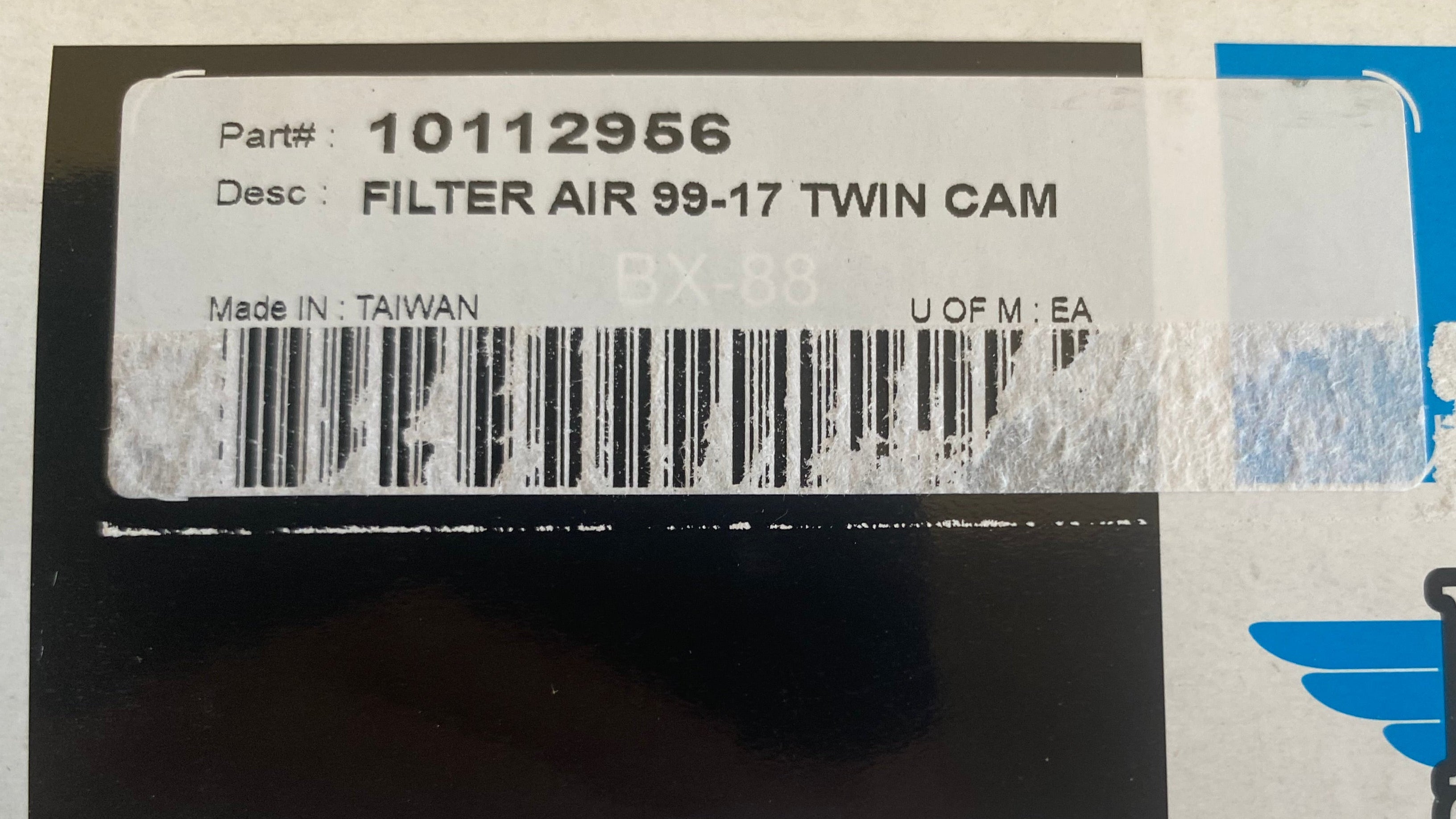 Filtre à air origine Twin Cam Harley Davidson REF OEM 29461-99 & 29400042