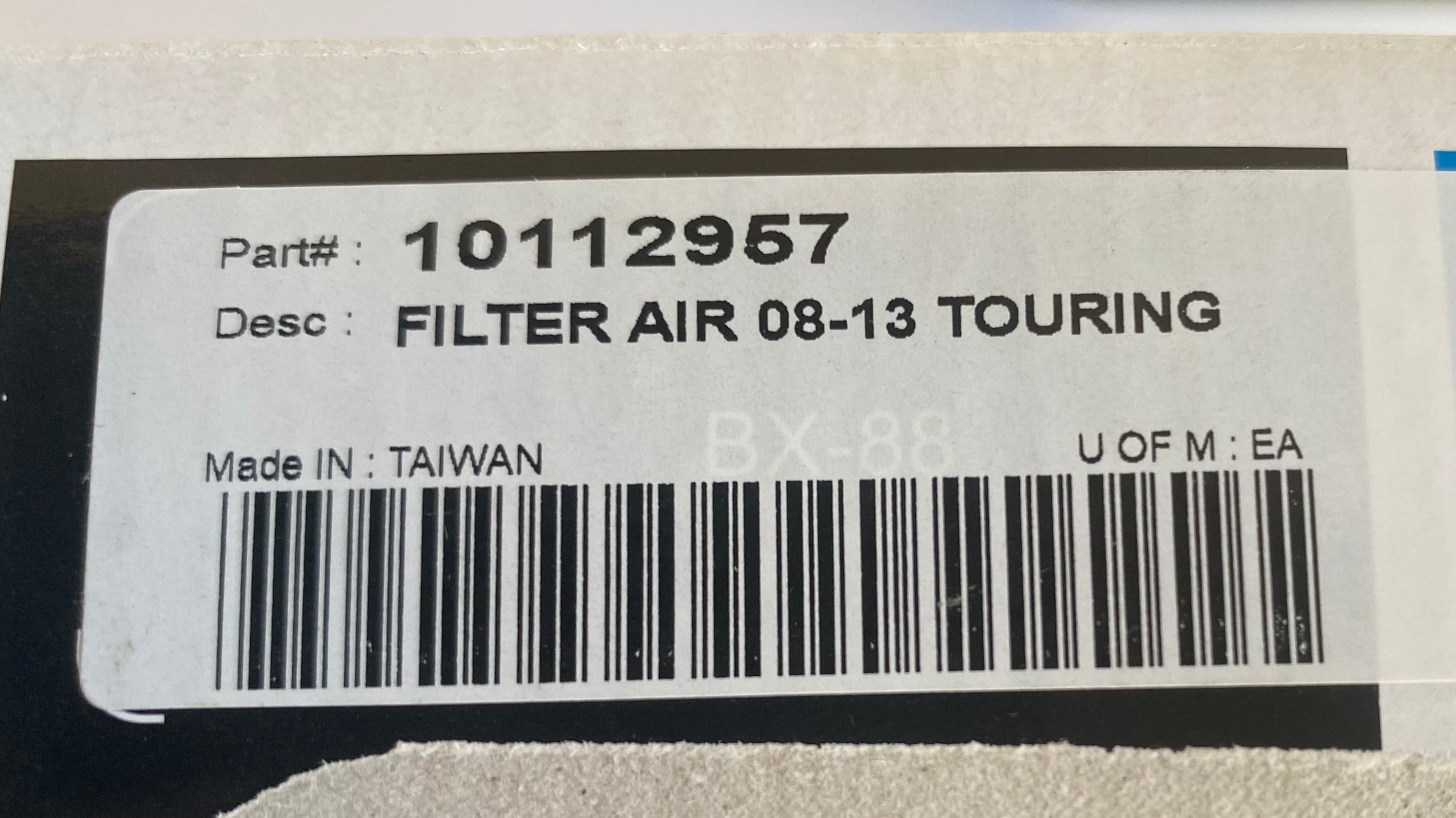 Filtre à air origine Touring Harley Davidson REF OEM 29633-08