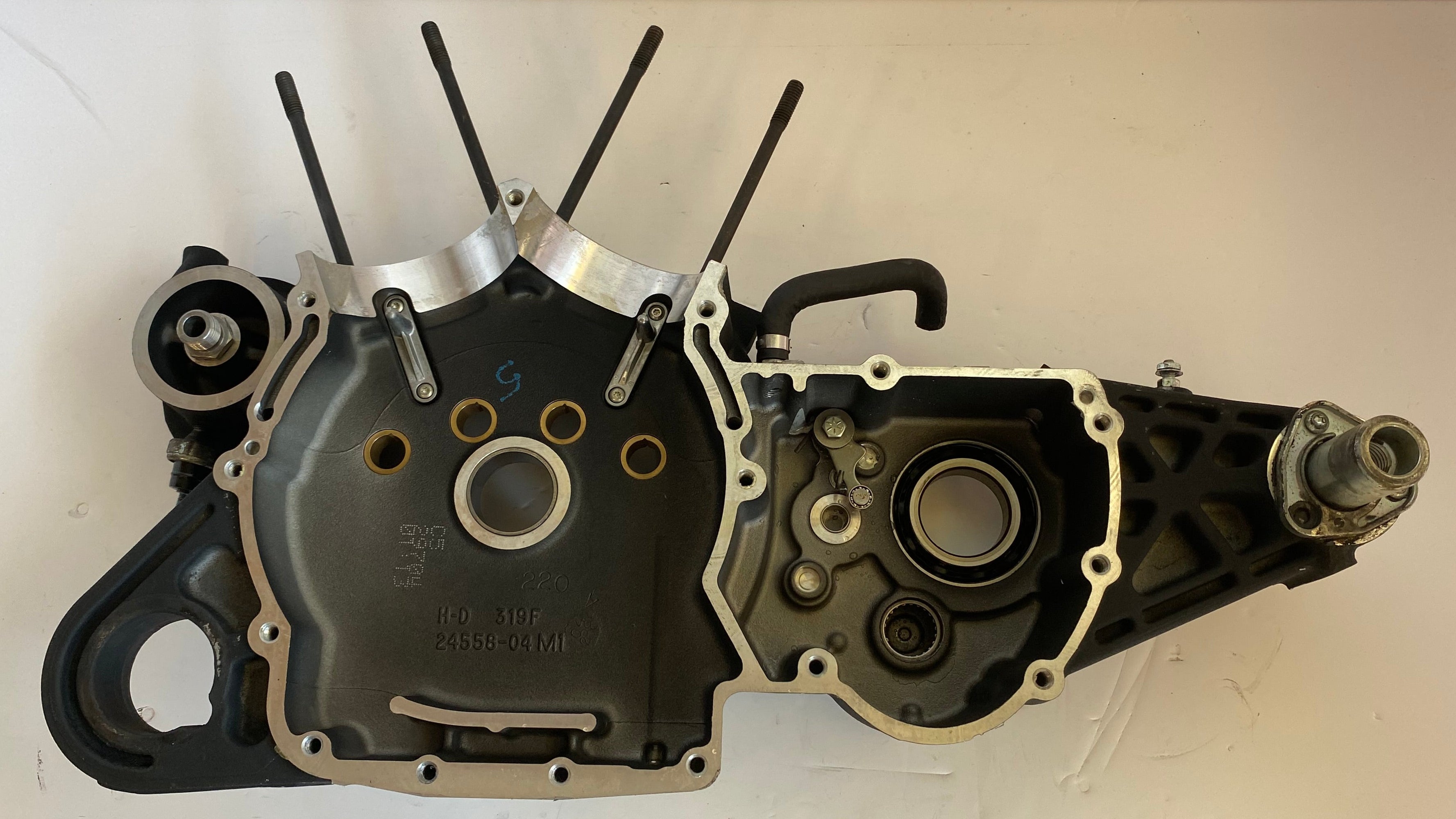 Carters moteur noir Sportster Harley Davidson RERF OEM 24466-04