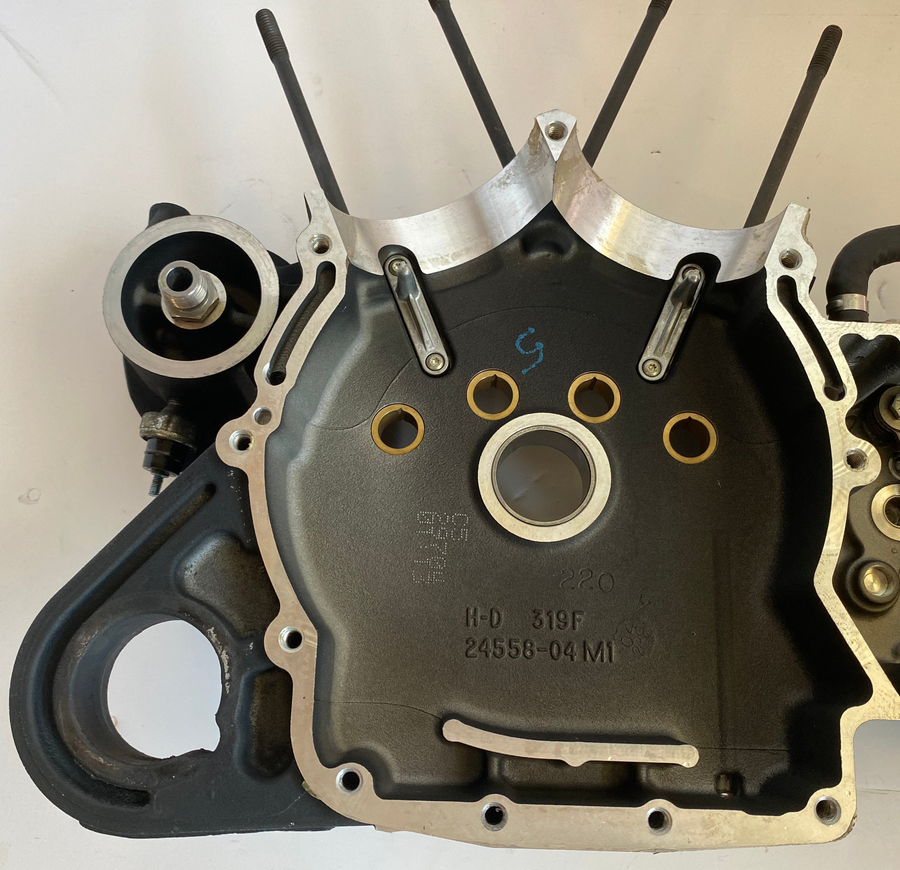 Carters moteur noir Sportster Harley Davidson RERF OEM 24466-04