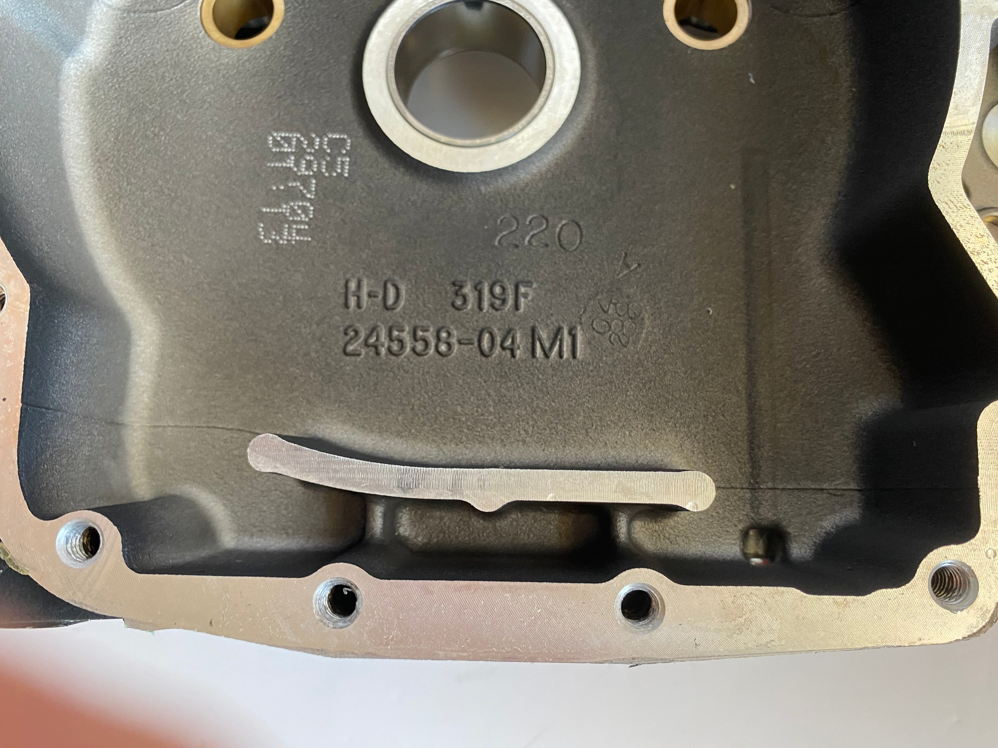 Carters moteur noir Sportster Harley Davidson RERF OEM 24466-04