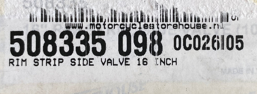 Fond de jante à rayons 16 pouces x 3 cm Harley Davidson REF MCS 508335