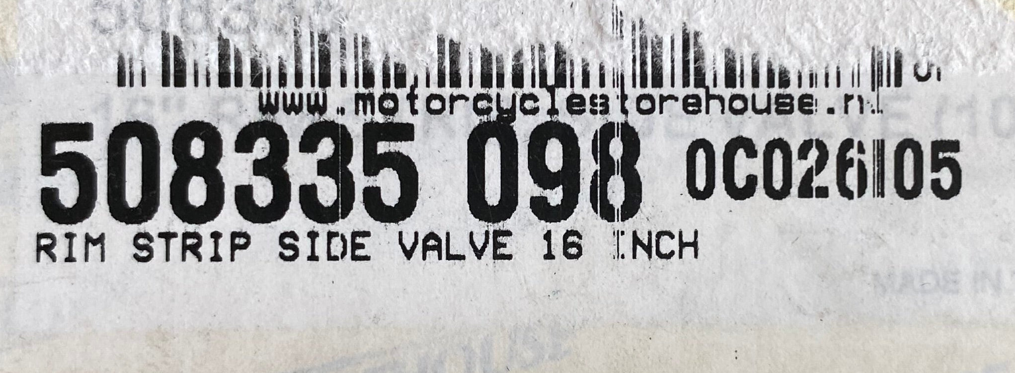 Fond de jante à rayons 16 pouces x 3 cm Harley Davidson REF MCS 508335