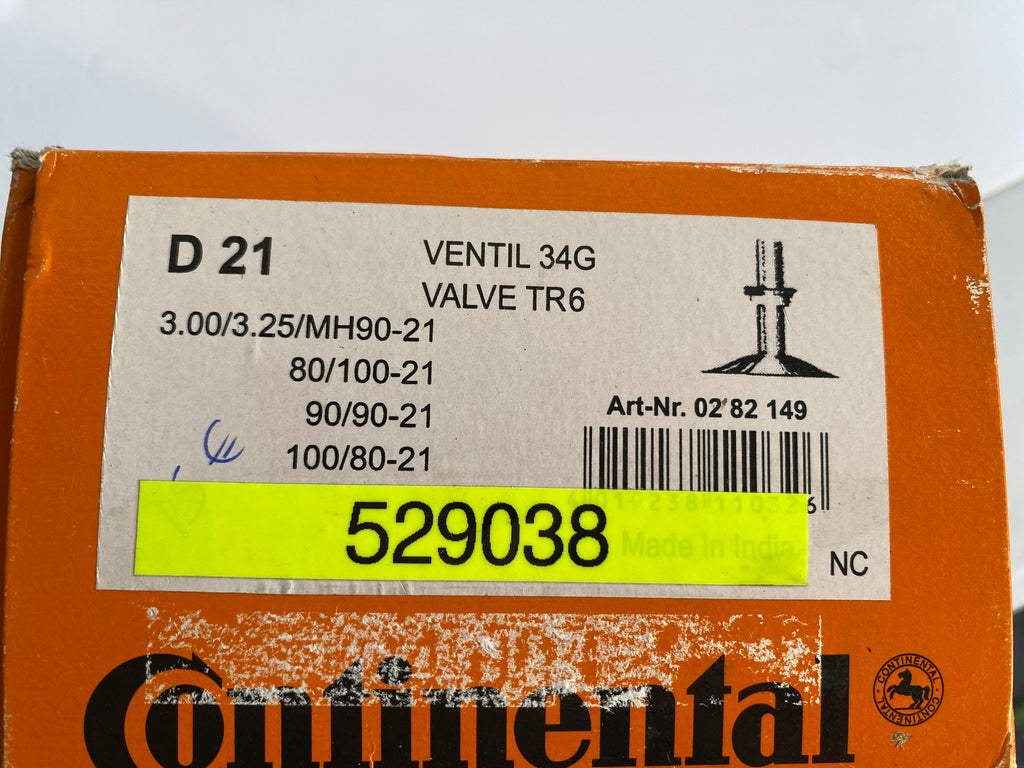 Chambre à air Continental roue à rayons 21 pouces Harley Davidson REF MCS 529038