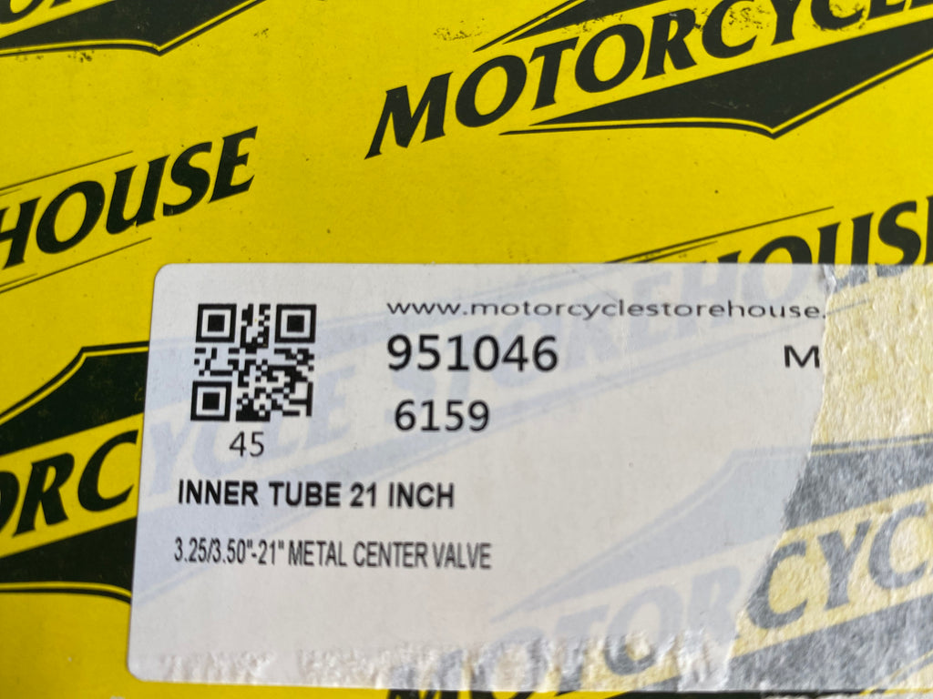 Chambre à air 3.25/3.50 x 21 pouces roue à rayons Harley Davidson REF MCS 951046