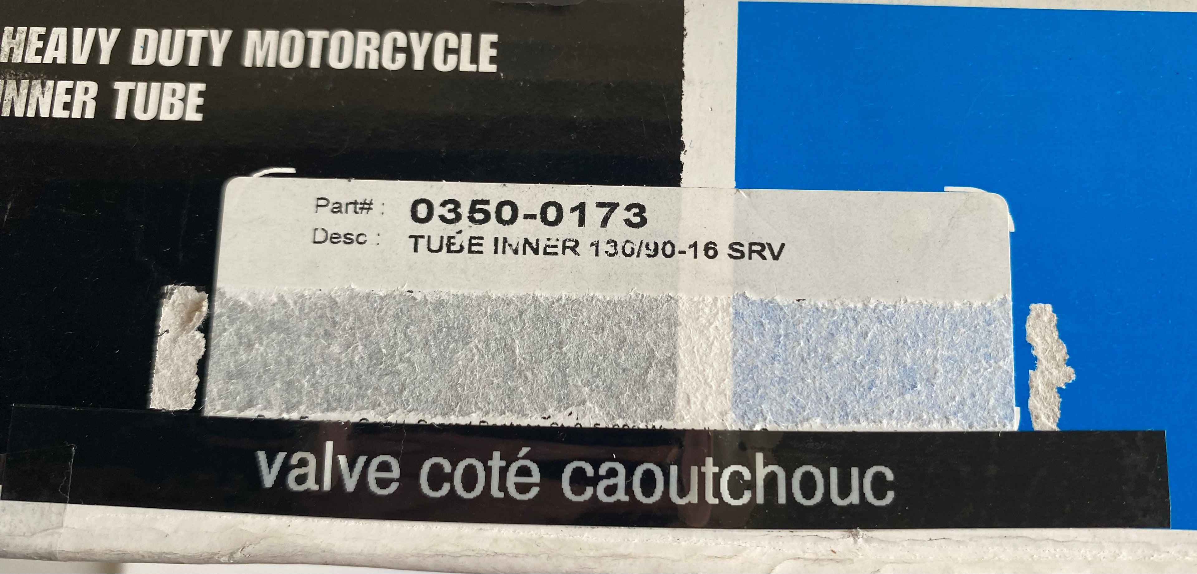 Chambre à air roue à rayons 130/90-16 pouces Harley Davidson REF Drag 0350-0173