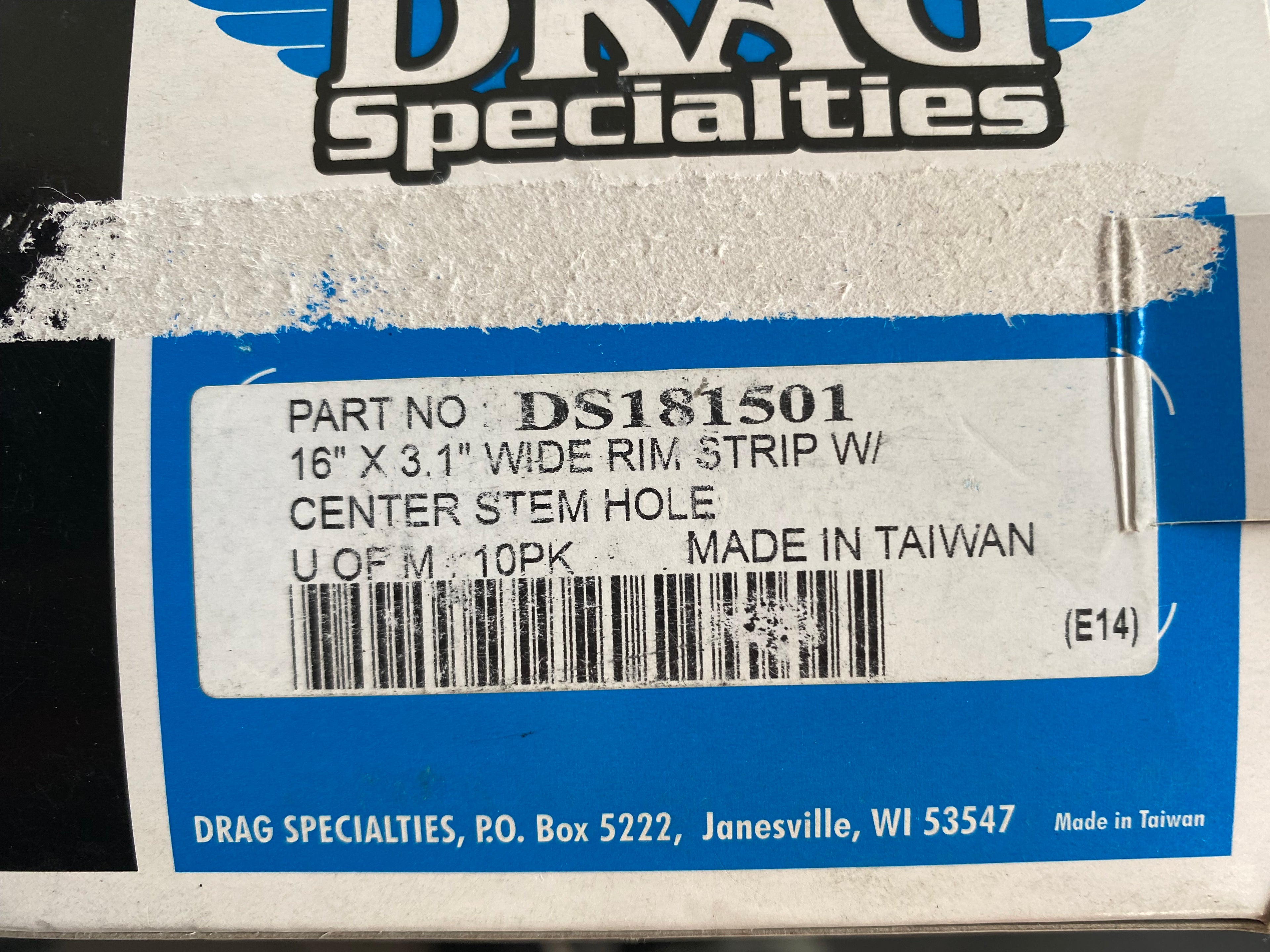Fond de jante roue à rayons 16 pouces x 3 pouces de large Harley Davidson REF Drag DS-181501