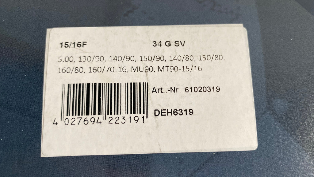 Chambre à air 5.00 x 16 pouces Heidenau Harley Davidson REF WW 26-302