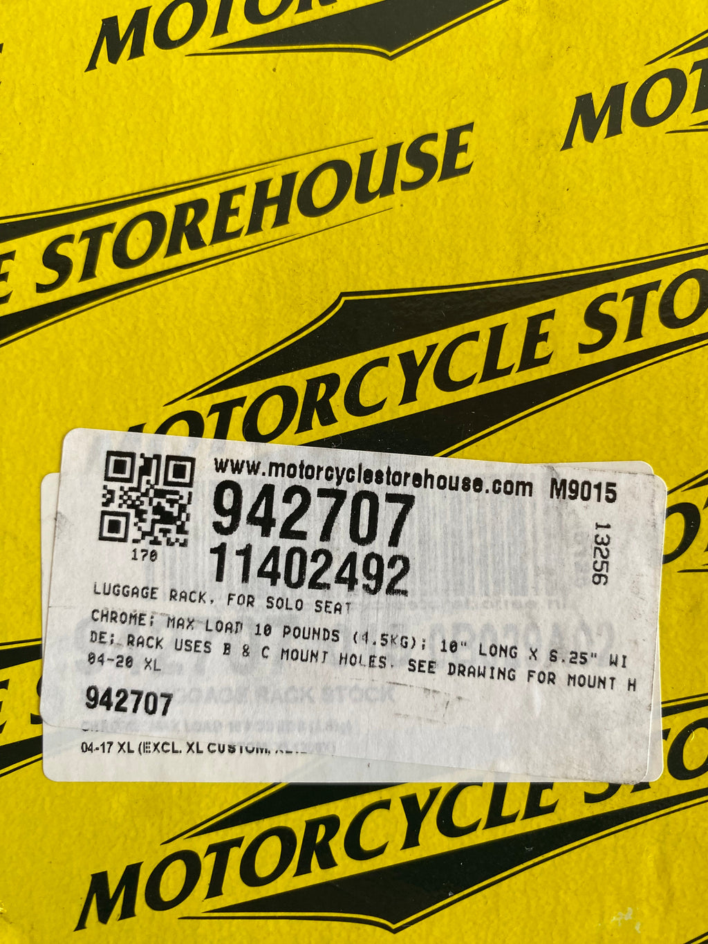 Porte paquet / bagages Harley Davidson REF MCS : 942707