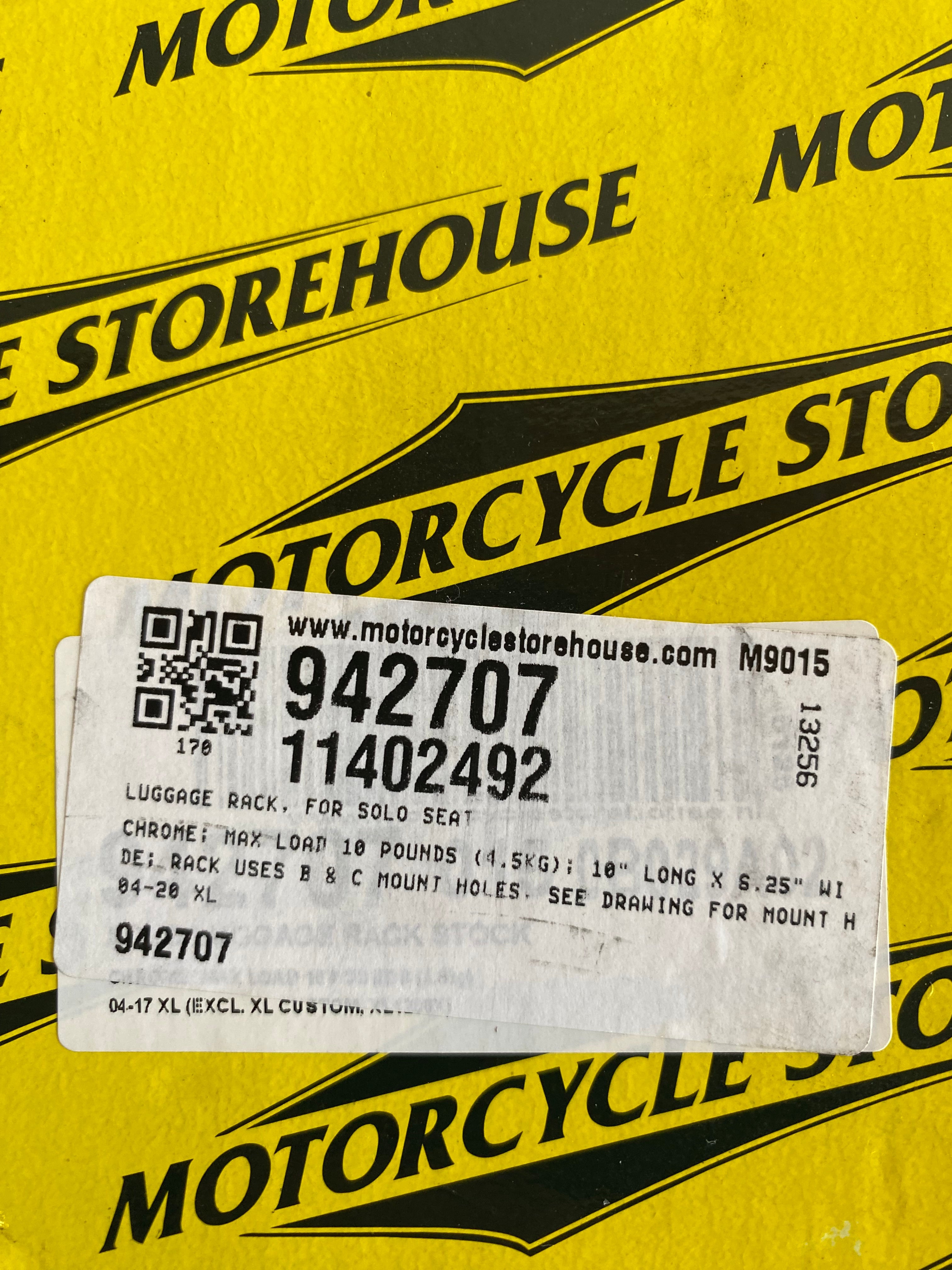Porte paquet / bagages Harley Davidson REF MCS : 942707