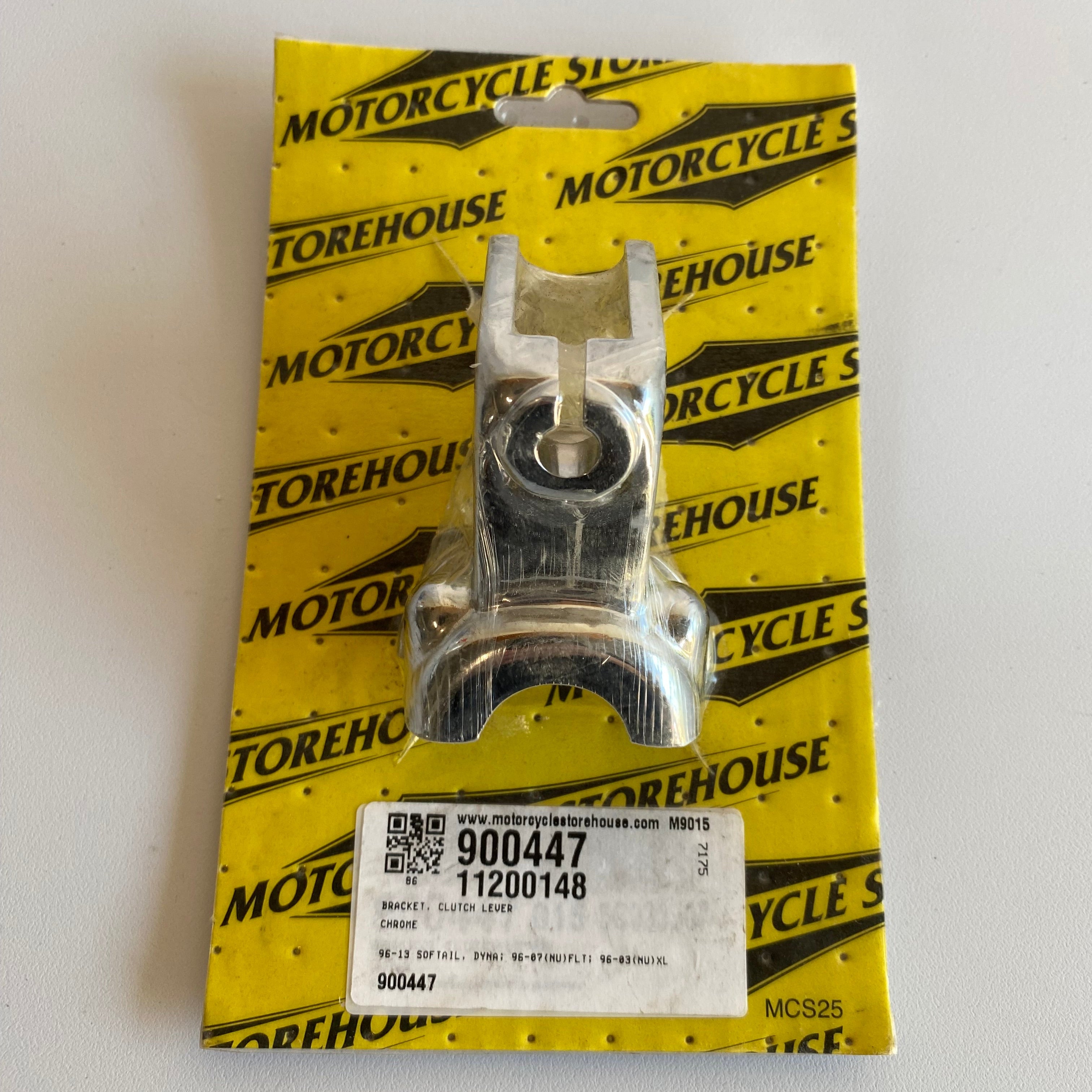 Support de levier gauche chromé Harley Davidson REF MCS : 900447