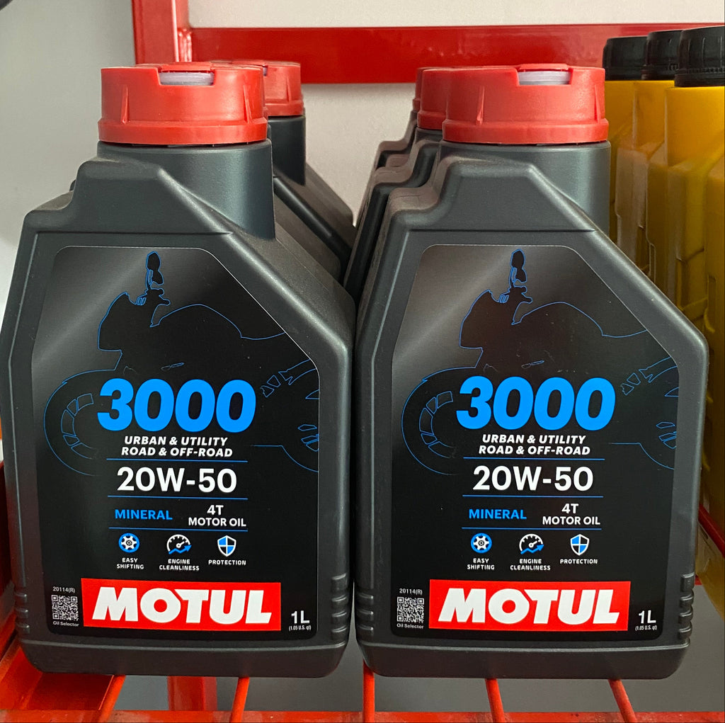 Huile minérale Moteur Motul 3000 20W50 Harley Davidson REF MOTUL 107318
