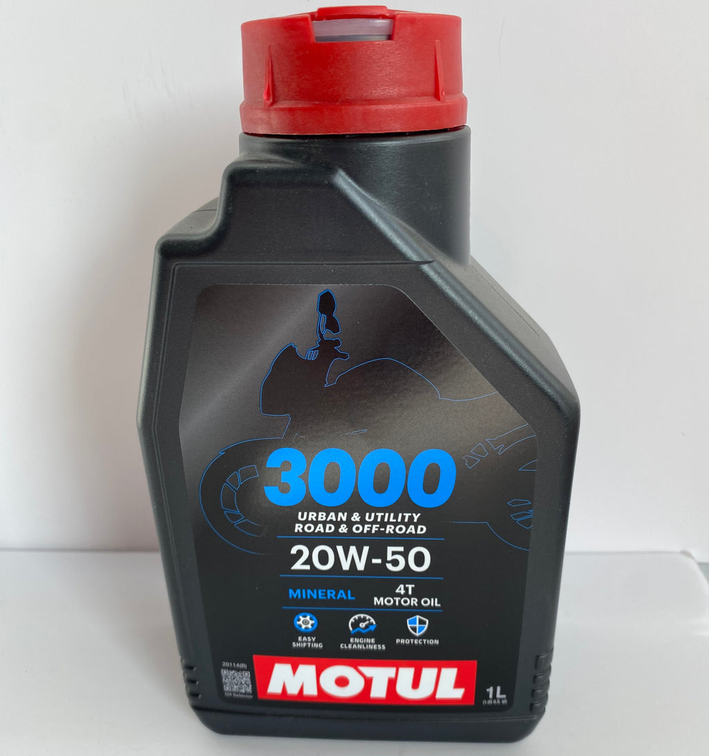 Huile minérale Moteur Motul 3000 20W50 Harley Davidson REF MOTUL 107318