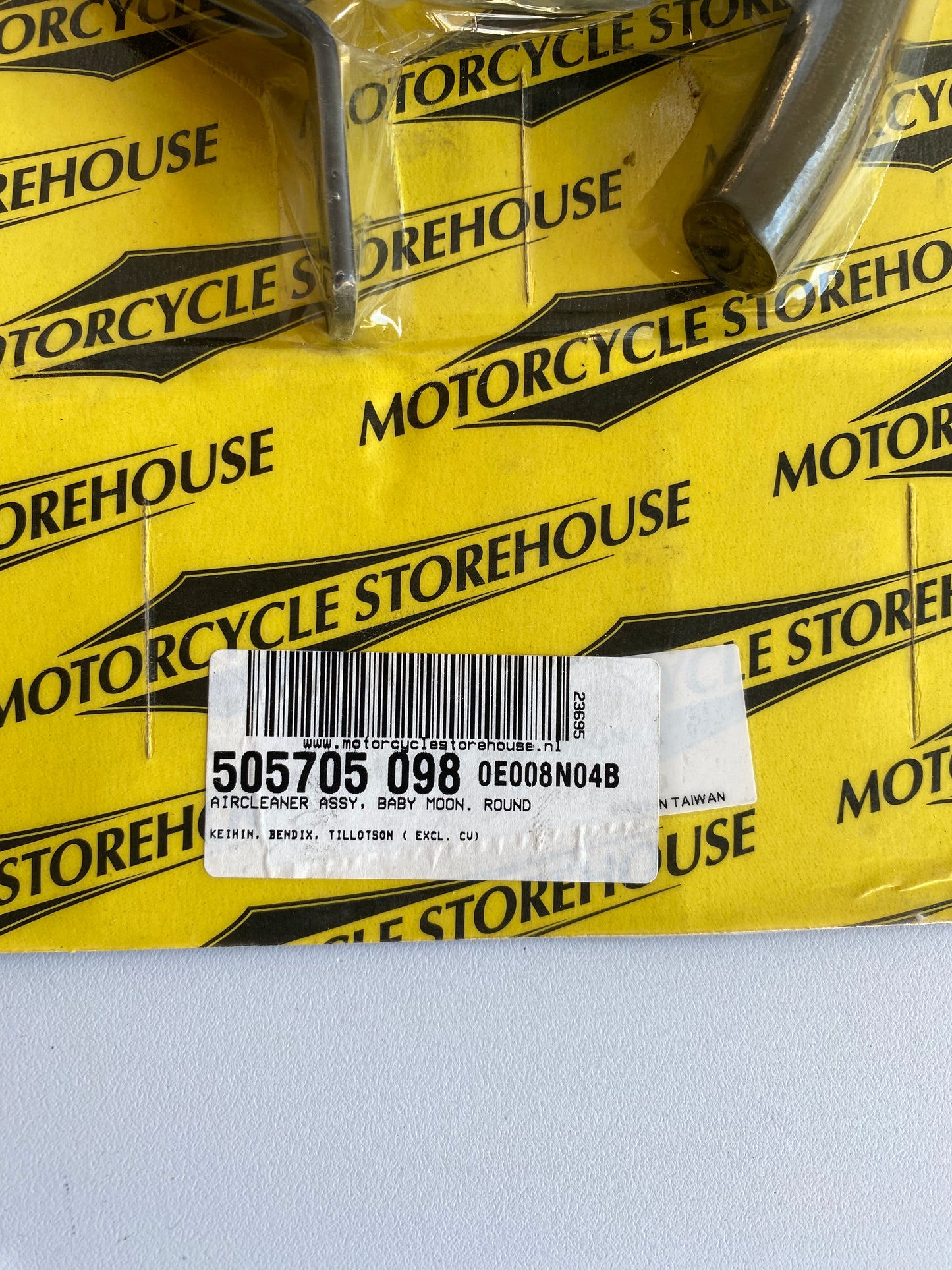 Filtre à air chromé Baby Moon Harley Davidson REF MCS : 505705
