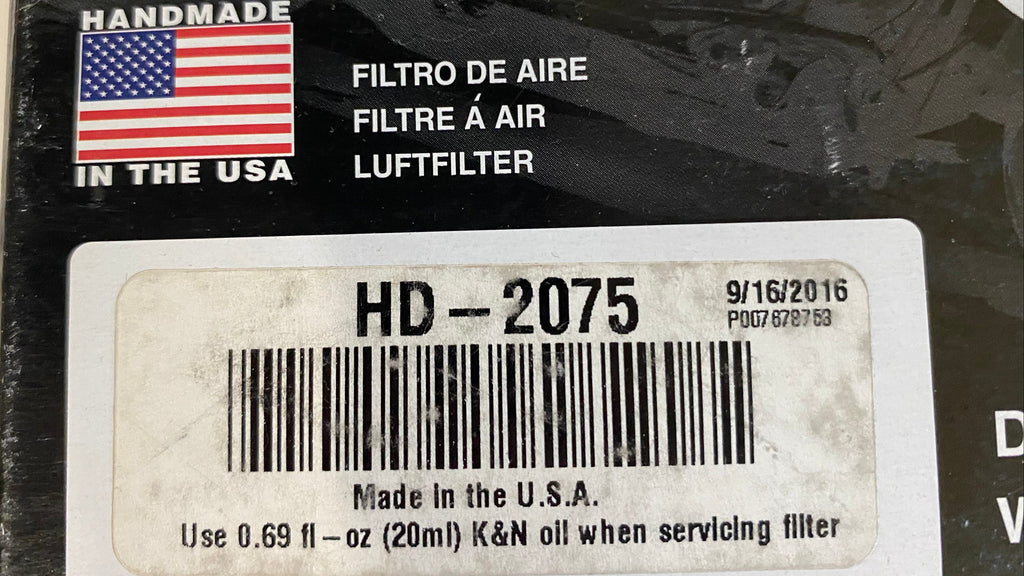 Filtre à air K&N Shovelhead Harley Davidson REF OEM 29086-73