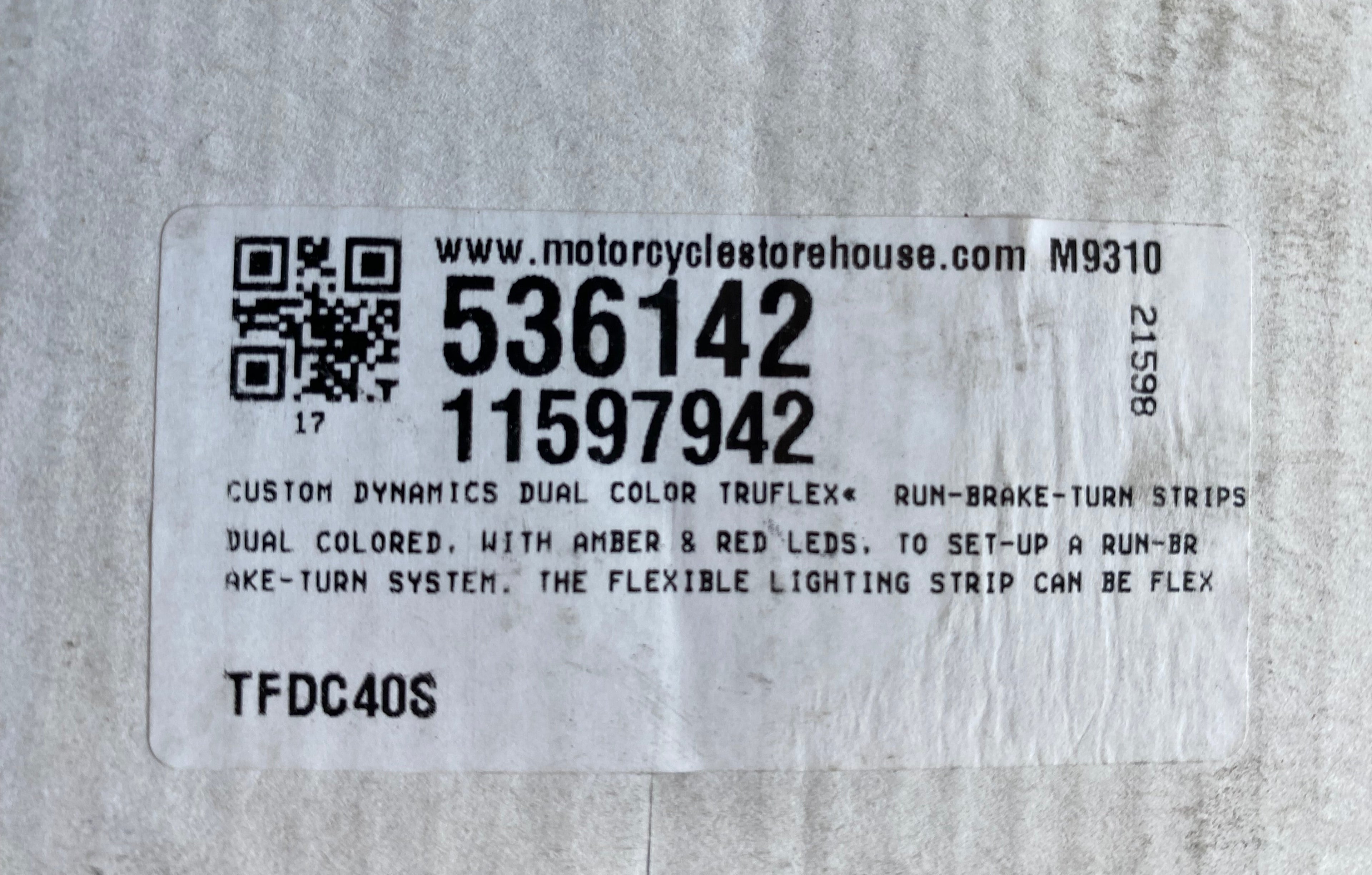 Harley Davidson Custom Dynamics LED Light Strip REF MCS: 5361142