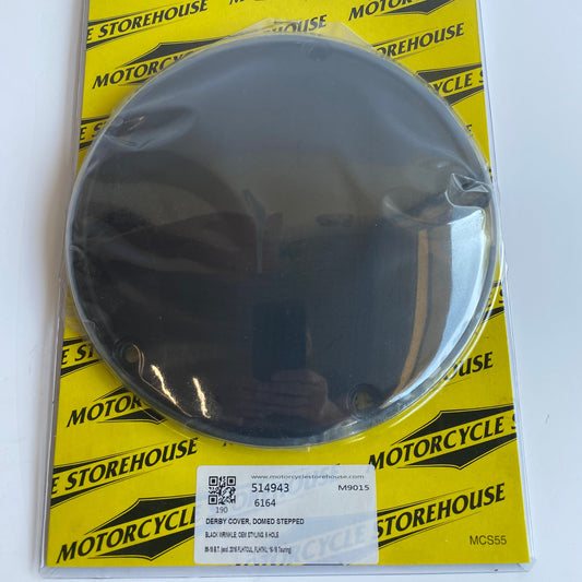 Derby cover noir wrinkle Twin Cam Harley Davidson REF MCS 514943