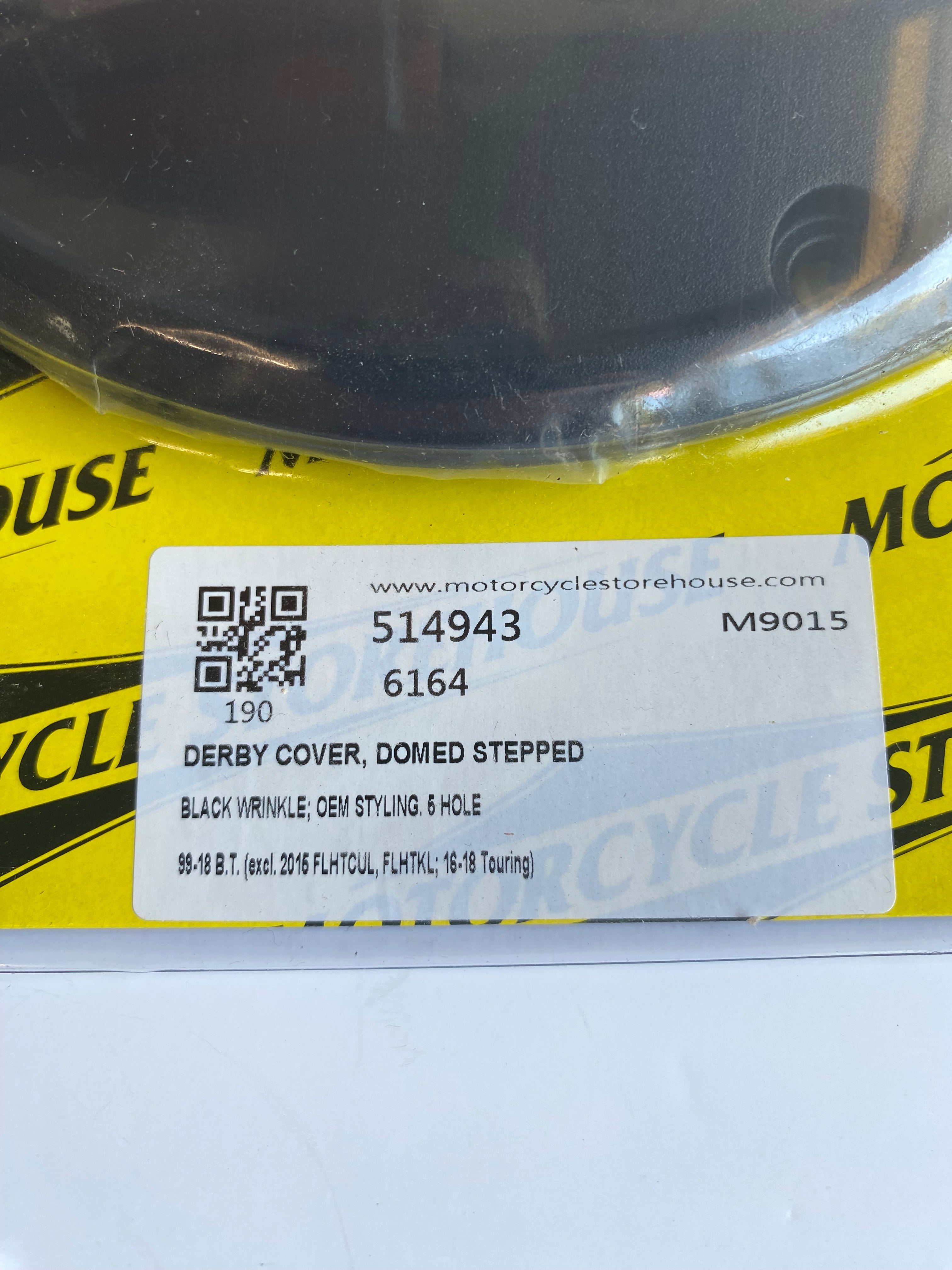 Derby cover black wrinkle Twin Cam Harley Davidson REF MCS 514943