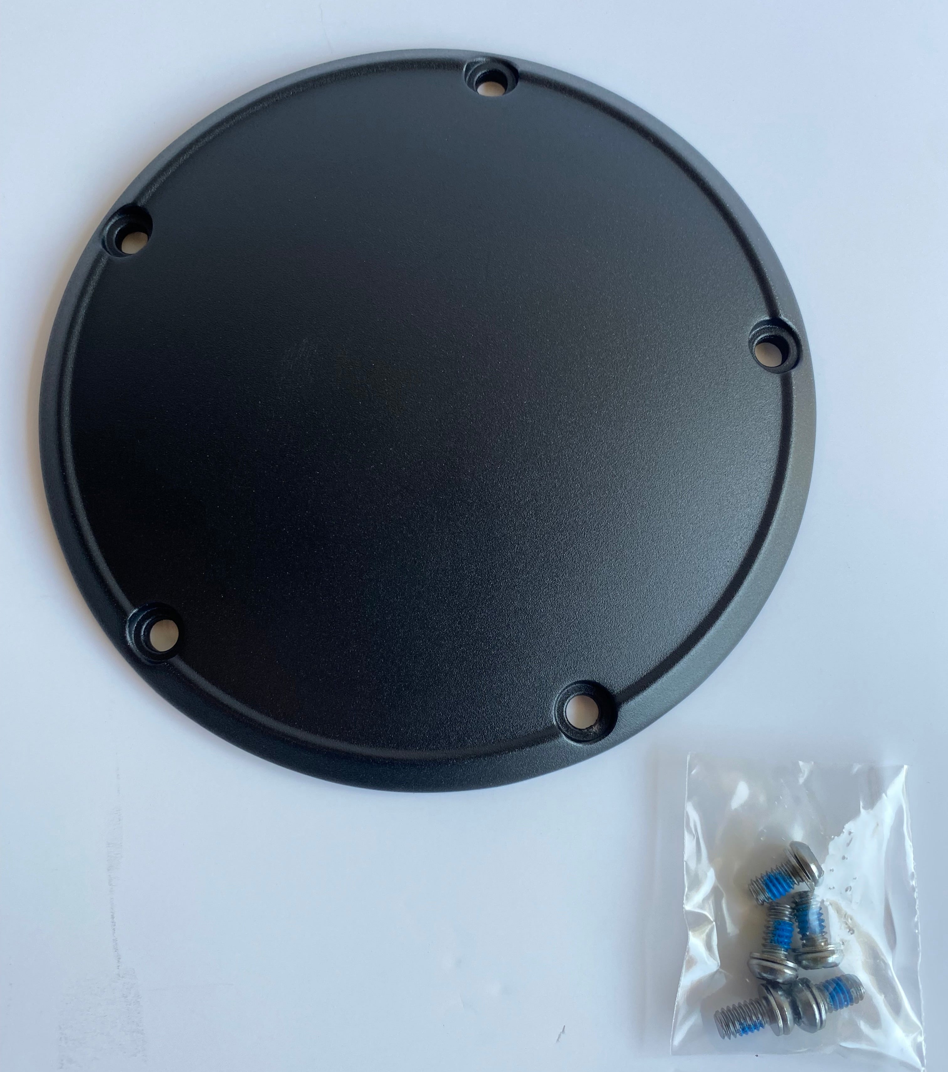 Derby cover black wrinkle Twin Cam Harley Davidson REF MCS 514943