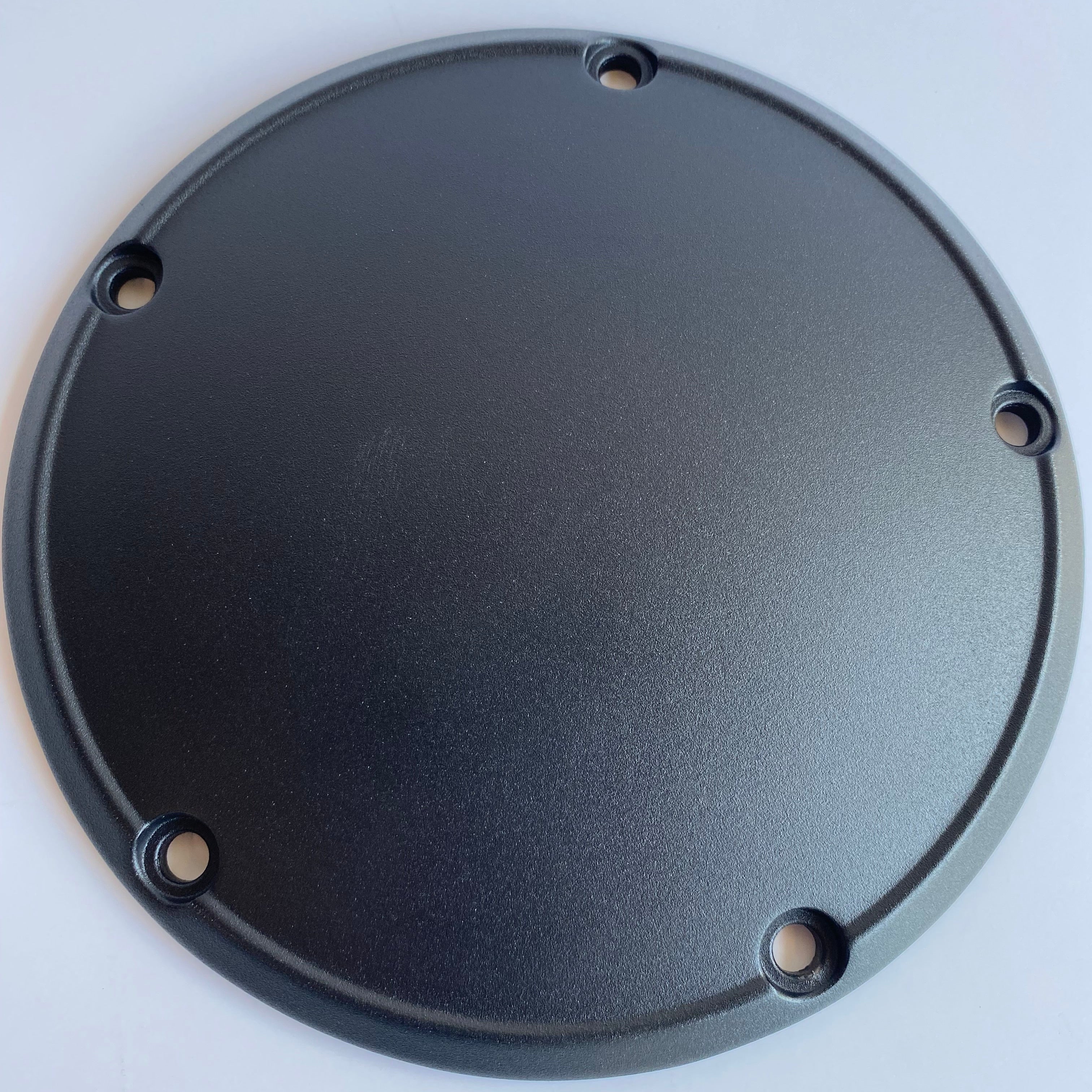 Derby cover black wrinkle Twin Cam Harley Davidson REF MCS 514943