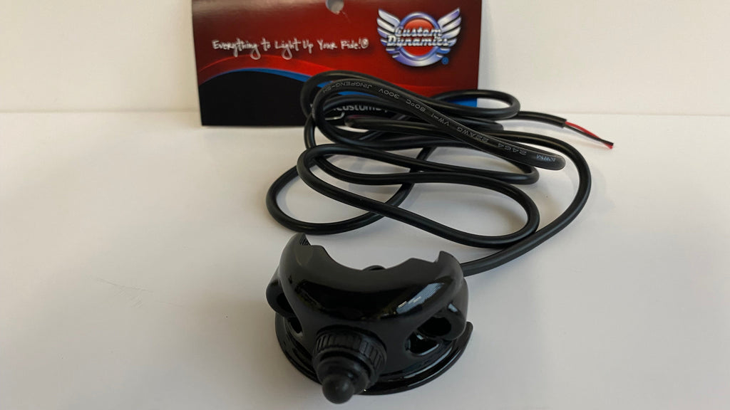 Custom Dynamics Harley Davidson Handlebar Switch On/Off, Drag Specialties P/N 2106-0581