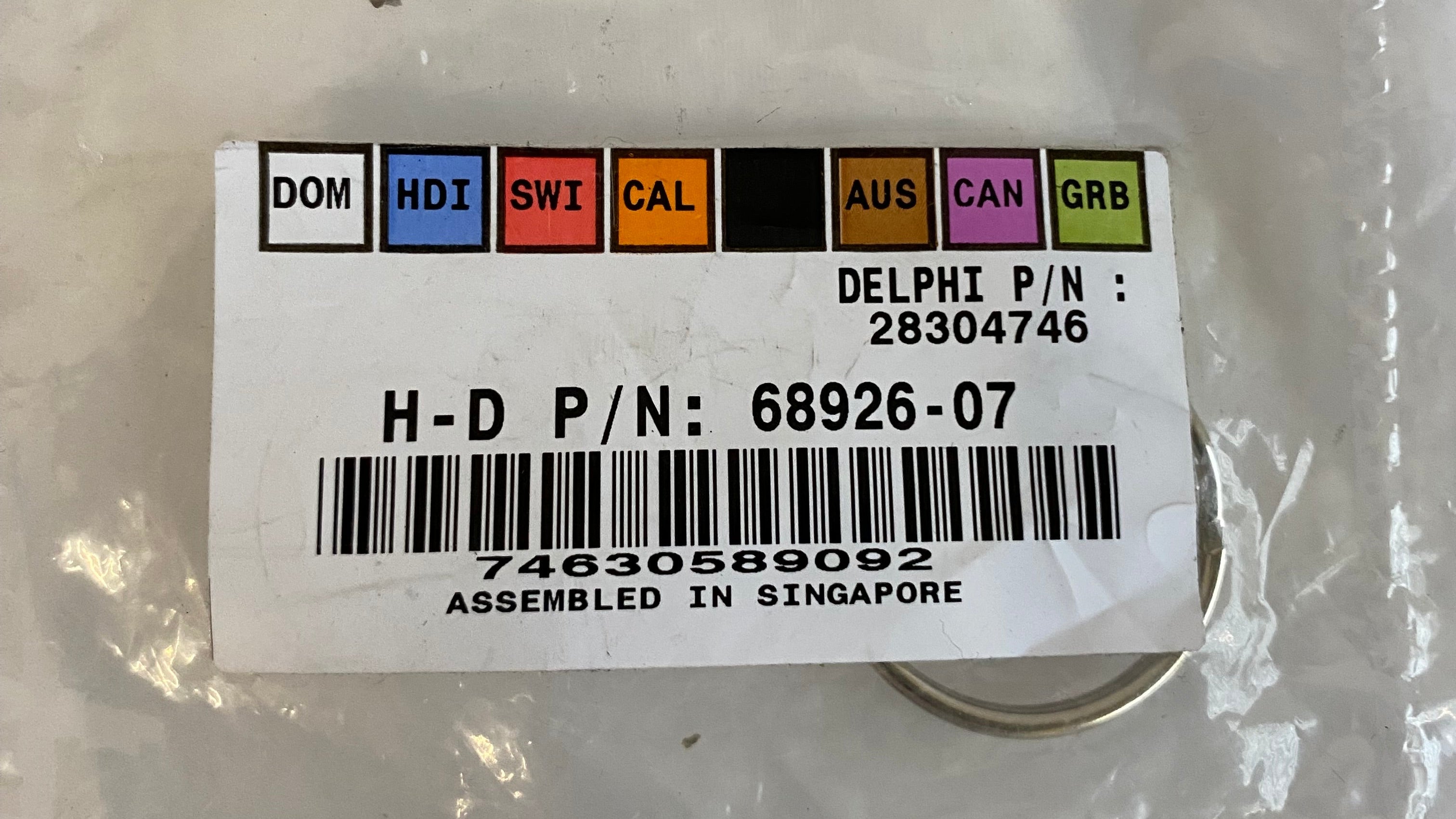 Télécommande FOB alarme Harley Davidson REF OEM 68926-07