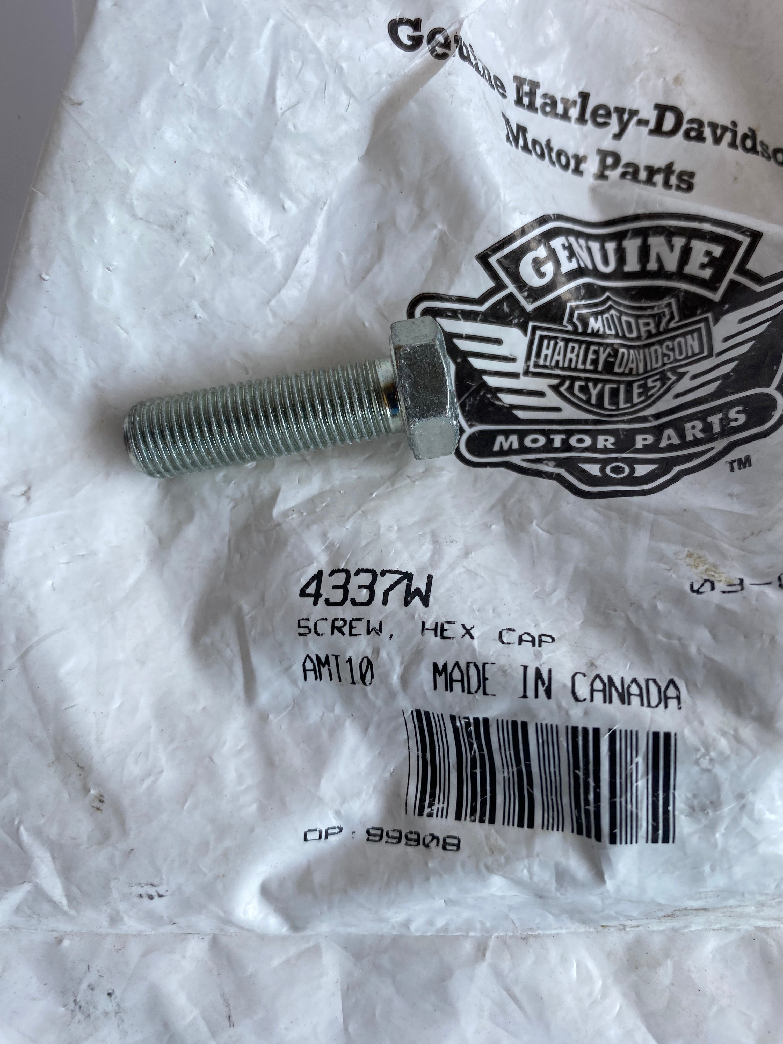 Sechskantschraube 3/8-24 X 1-1/4 Klasse 5 Harley Davidson REF OEM 4337W