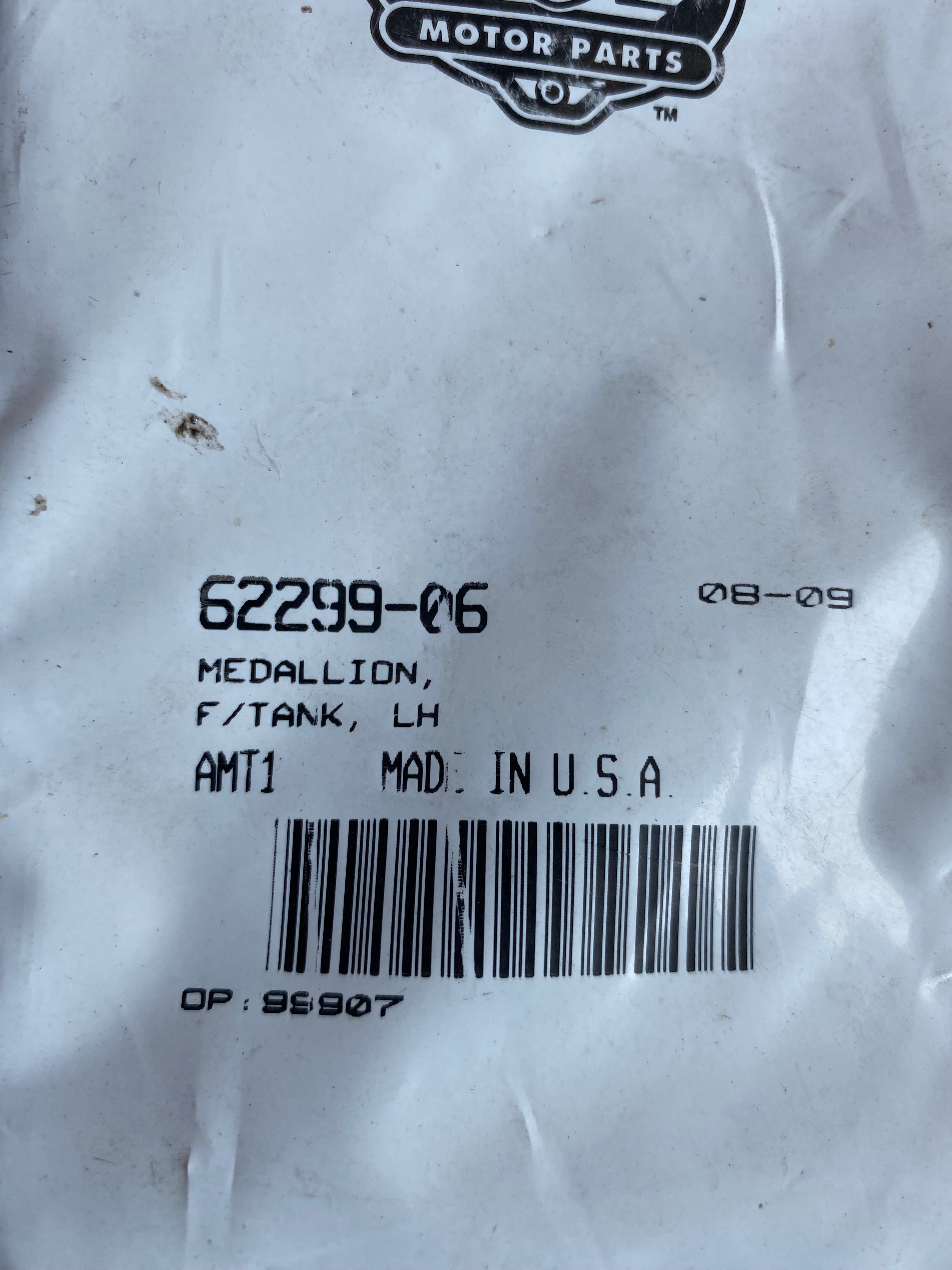 Left Tank Logo Softail Night Train Harley Davidson REF OEM 62299-06