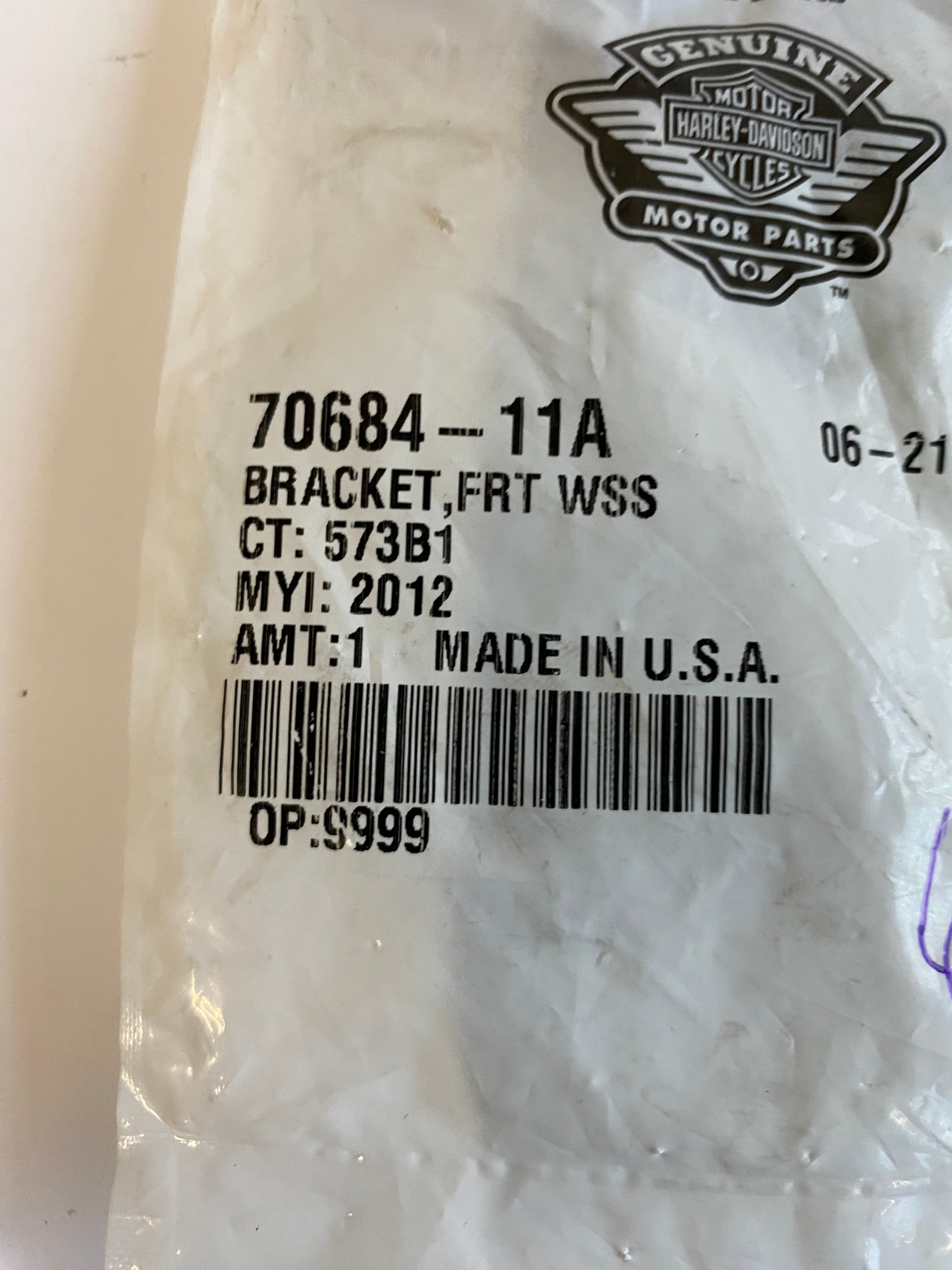Support fils capteur ABS avant sur vis étrier de frein Harley Davidson REF OEM 70684-11A