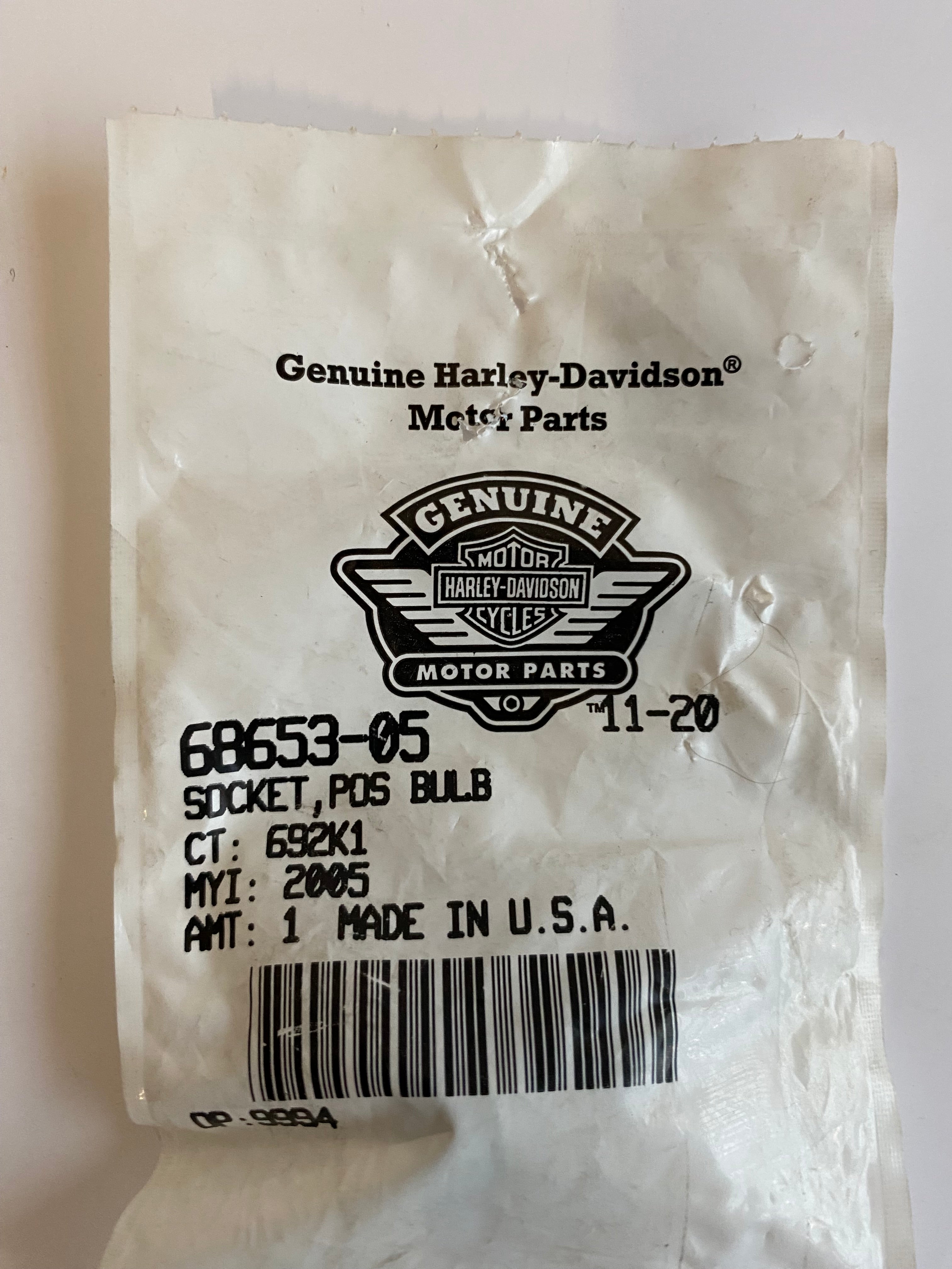 Douille veilleuse de phare Harley Davidson REF OEM 68653-05