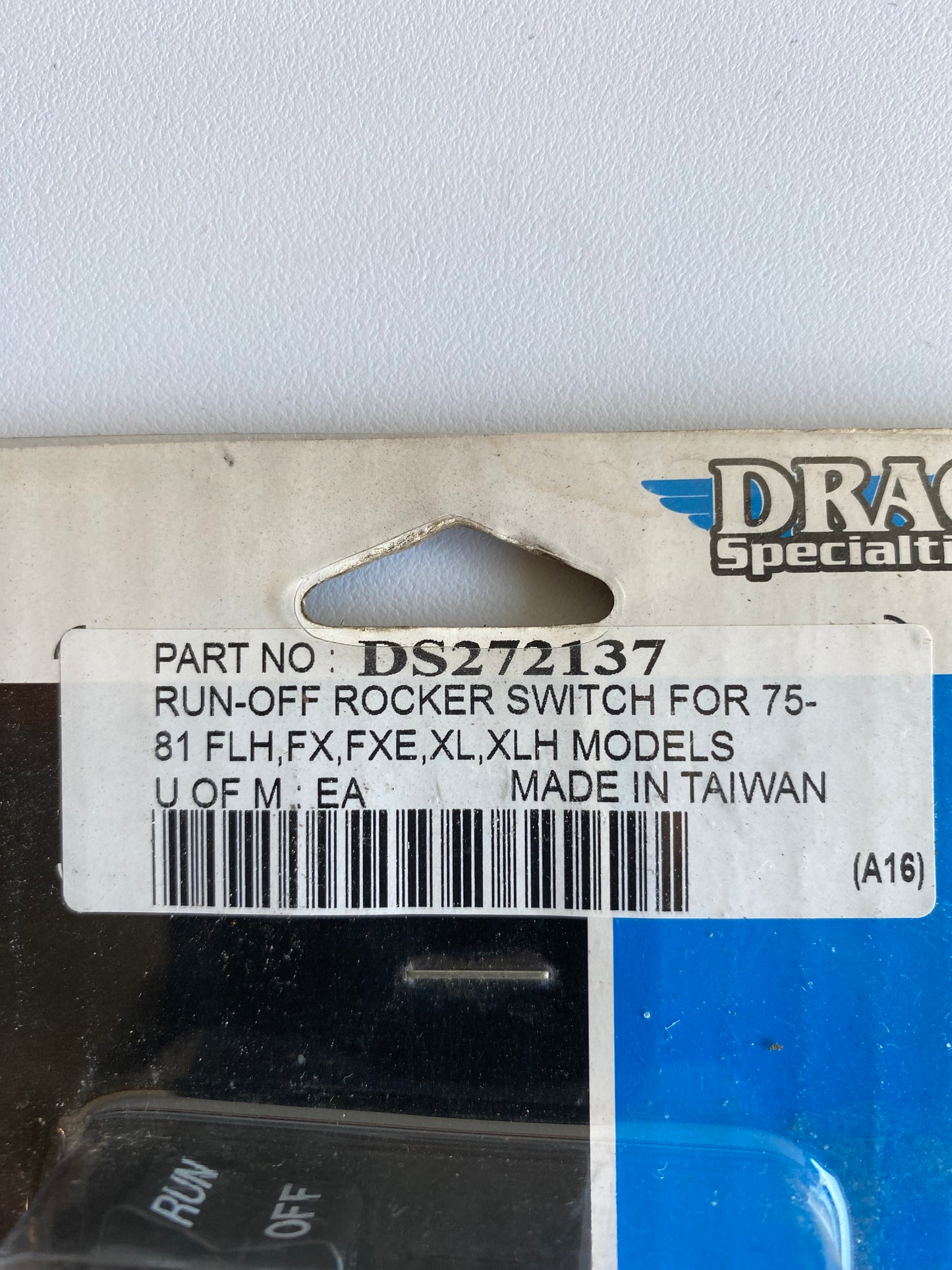 Bouton on/off switch Harley Davidson REF DRAG : DS272137