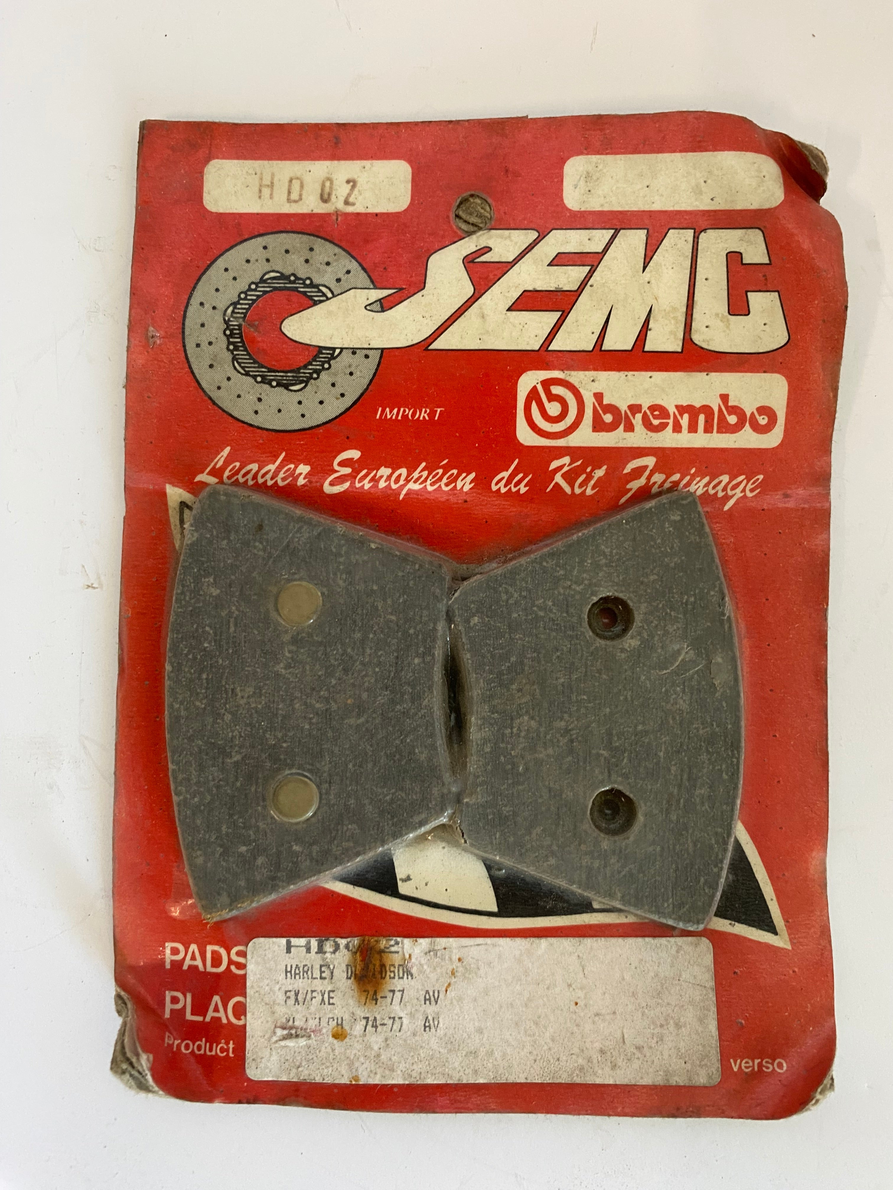Jeu de plaquettes de frein avant Brembo Harley Davidson REF OEM 44281-74