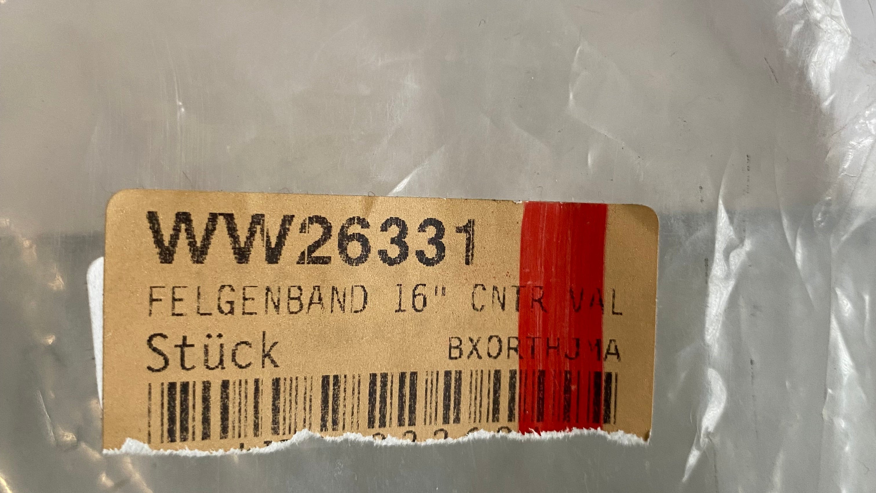 Fond de jante roue à rayons 16 pouces x 29mm Harley Davidson REF WW 26-331