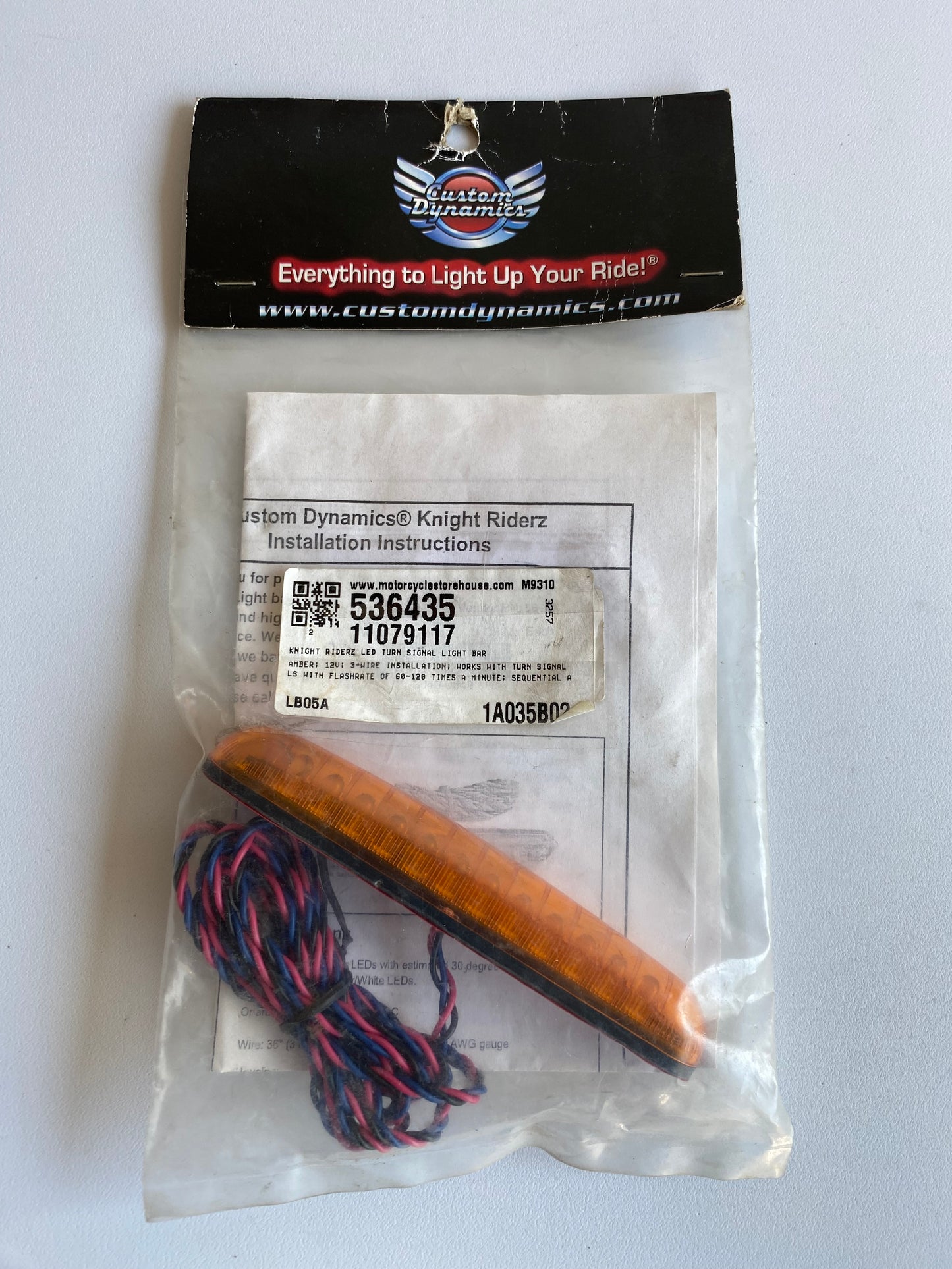 Barette de clignotant séquentiel a LED Harley Davidson REF MCS : 536435