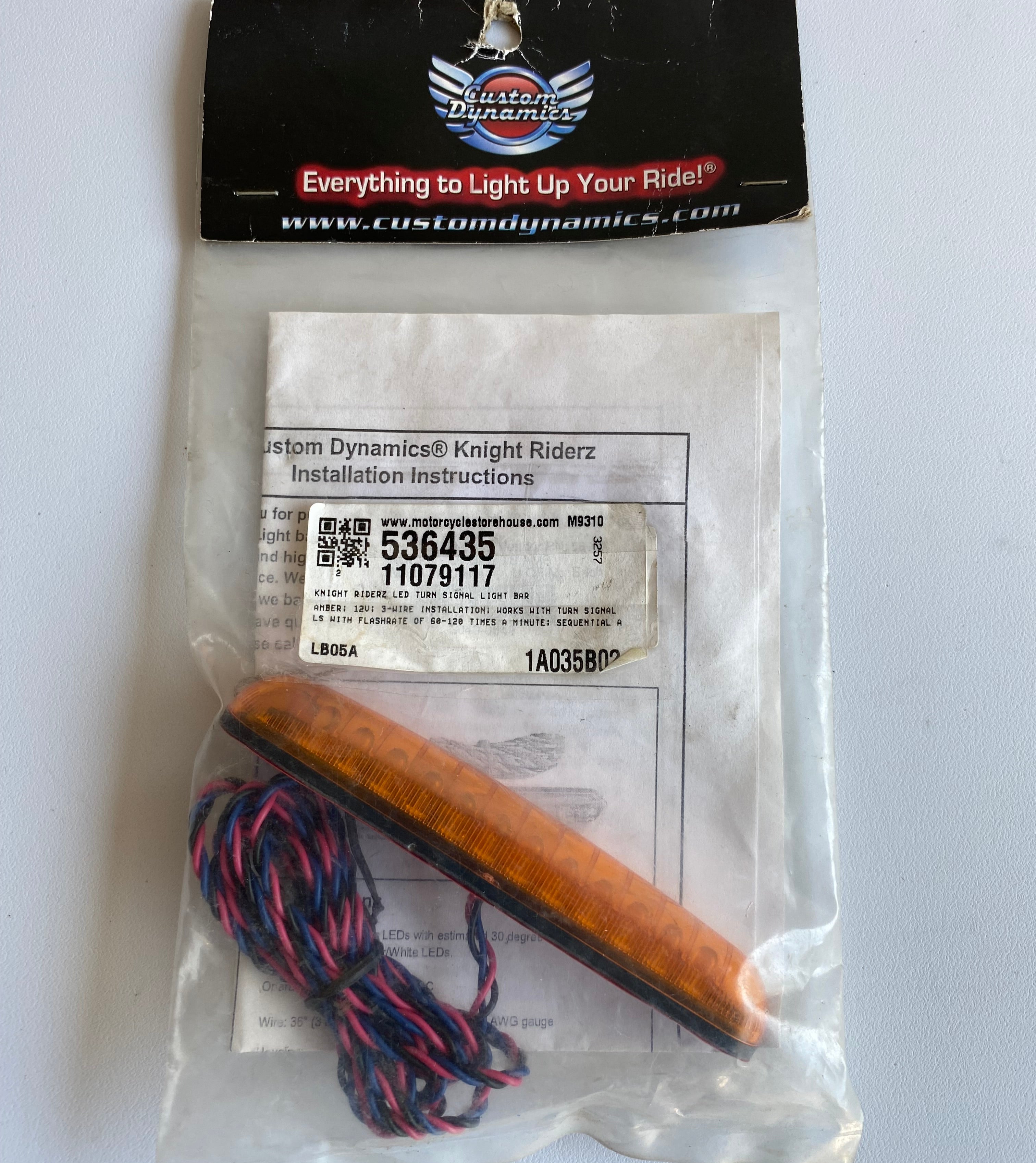Barette de clignotant séquentiel a LED Harley Davidson REF MCS : 536435