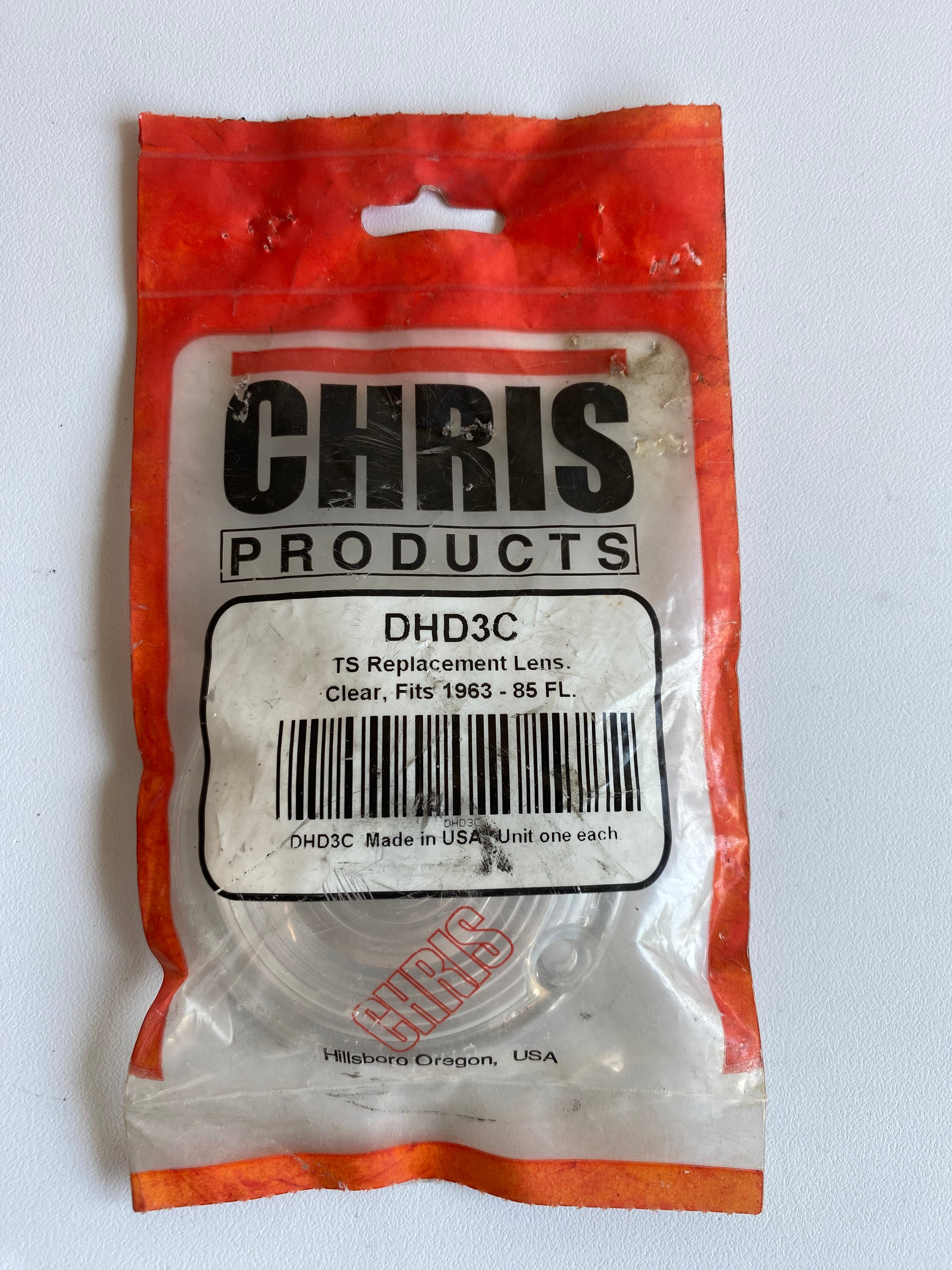 Cabochon transparent de clignotants Shovelhead REF DRAG  : DHD3C