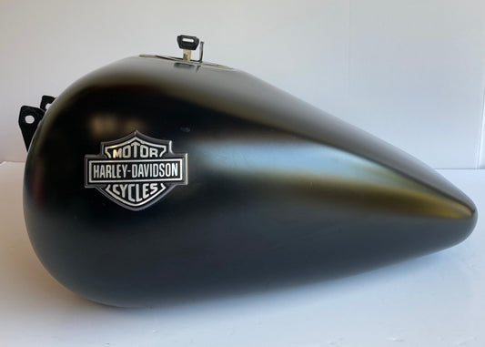 Réservoir modifié noir Dyna 1998 à 2003 carburateur Harley Davidson