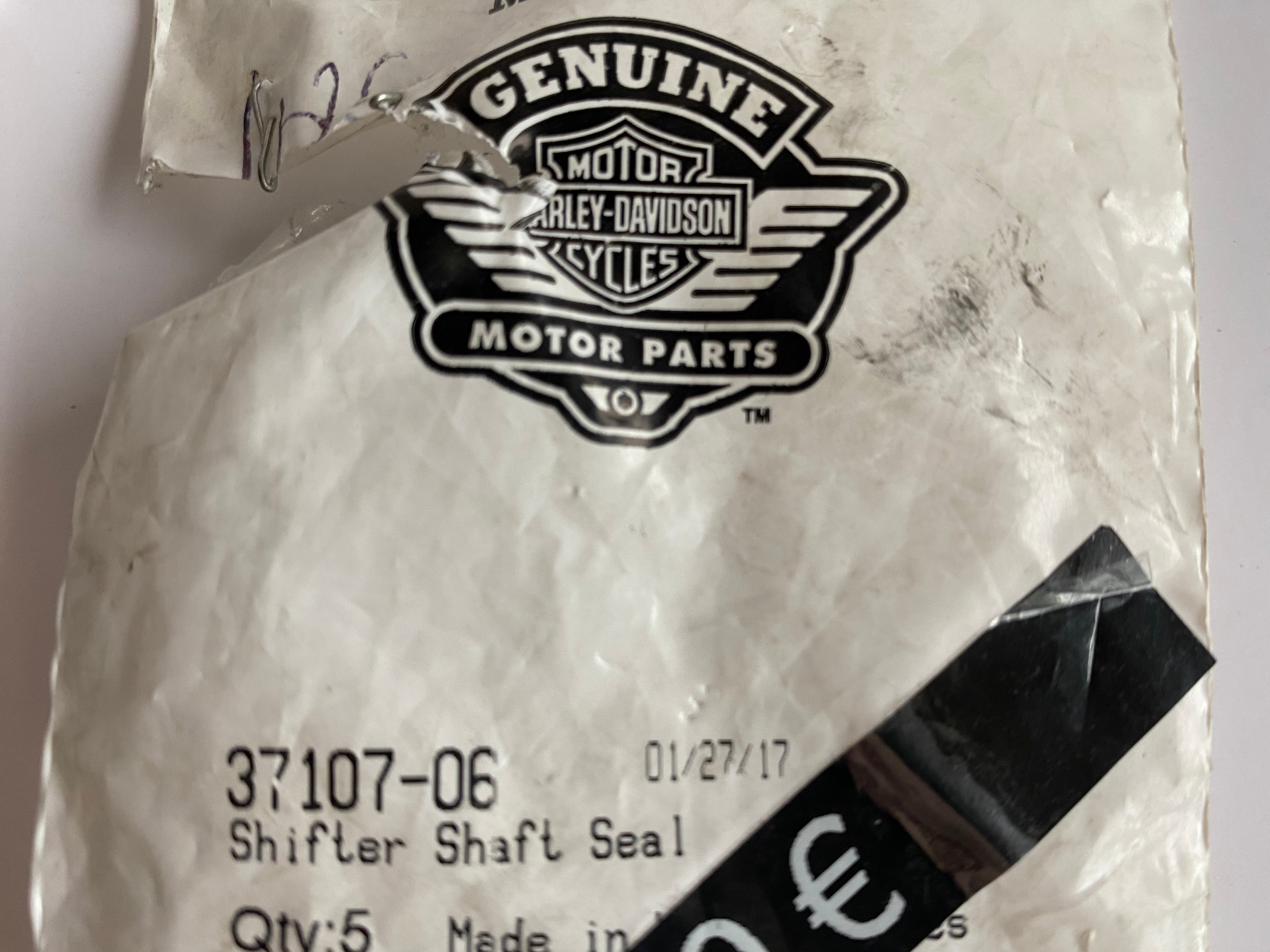 Joint axe sélecteur de vitesses Sportster Harley Davidson REF OEM 37107-06