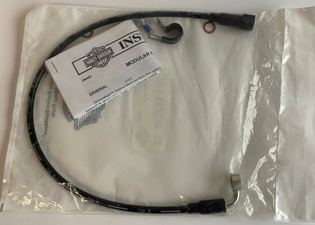 Durite de frein avant supérieur 59 cm Softail Harley Davidson REF OEM 41800707A