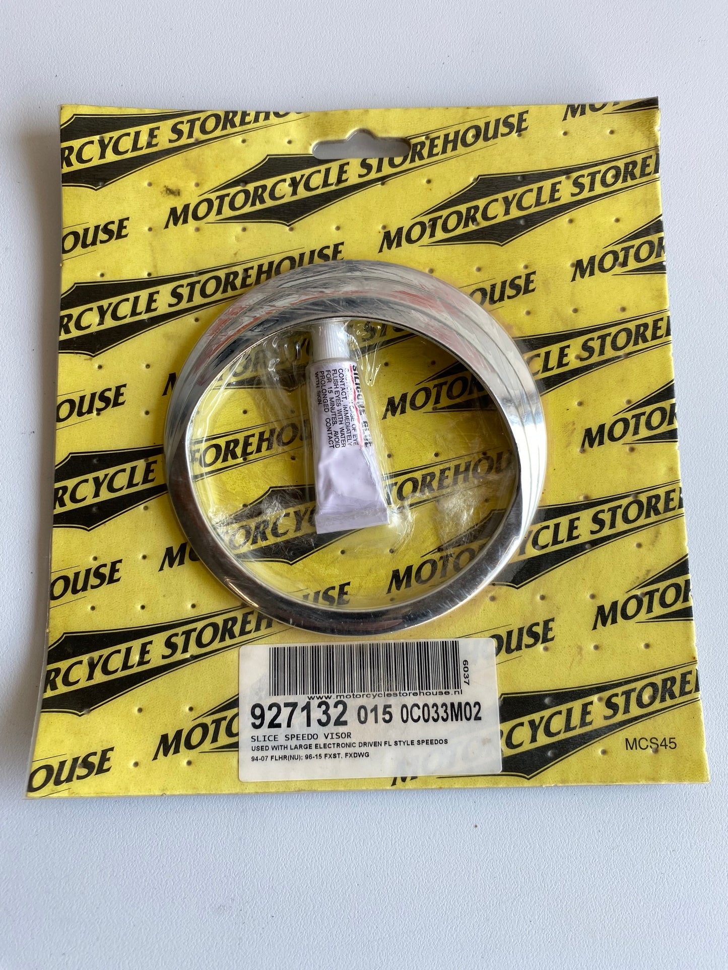 Casquette de compteur chromée Harley Davidson REF MCS : 927132