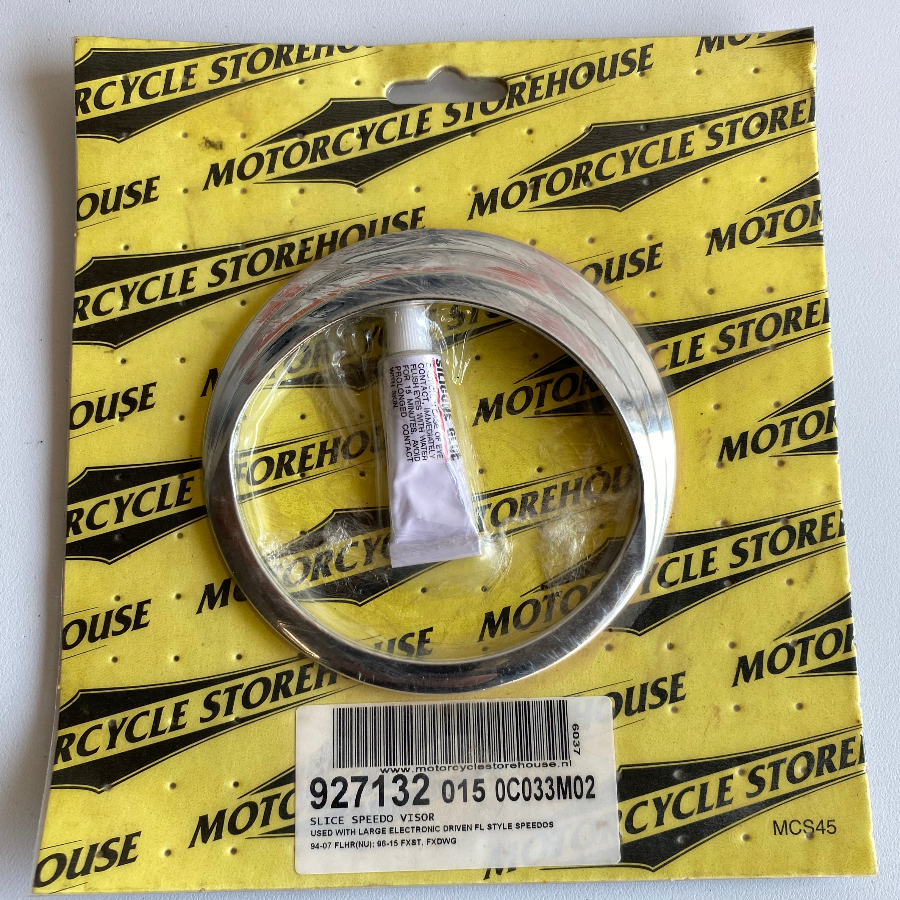 Casquette de compteur chromée Harley Davidson REF MCS : 927132