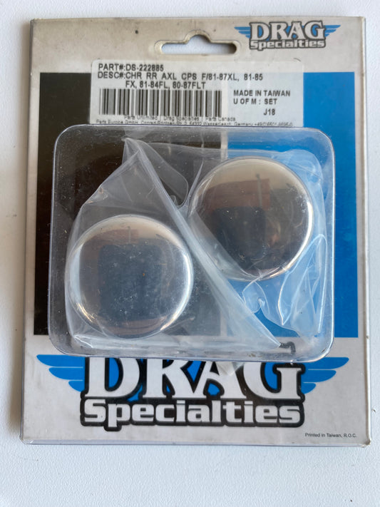 Harley Davidson Rear Wheel Axle Cover Set REF DRAG: DS-222885